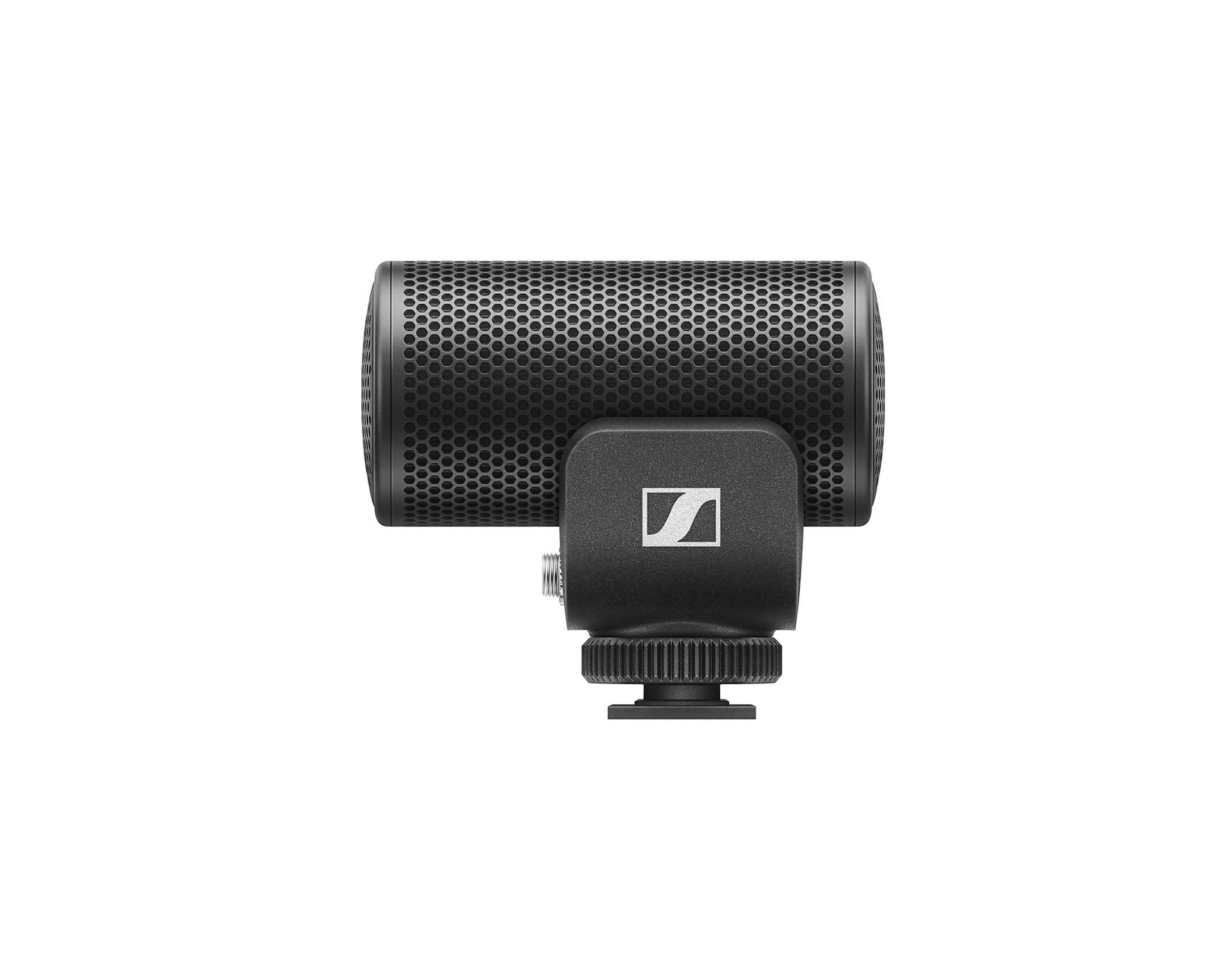 The Sennheiser MKE 200 has built-in shock absorption and attaches to a camera with a cold shoe mount. (Handout/TNS) ORG XMIT: 1757678