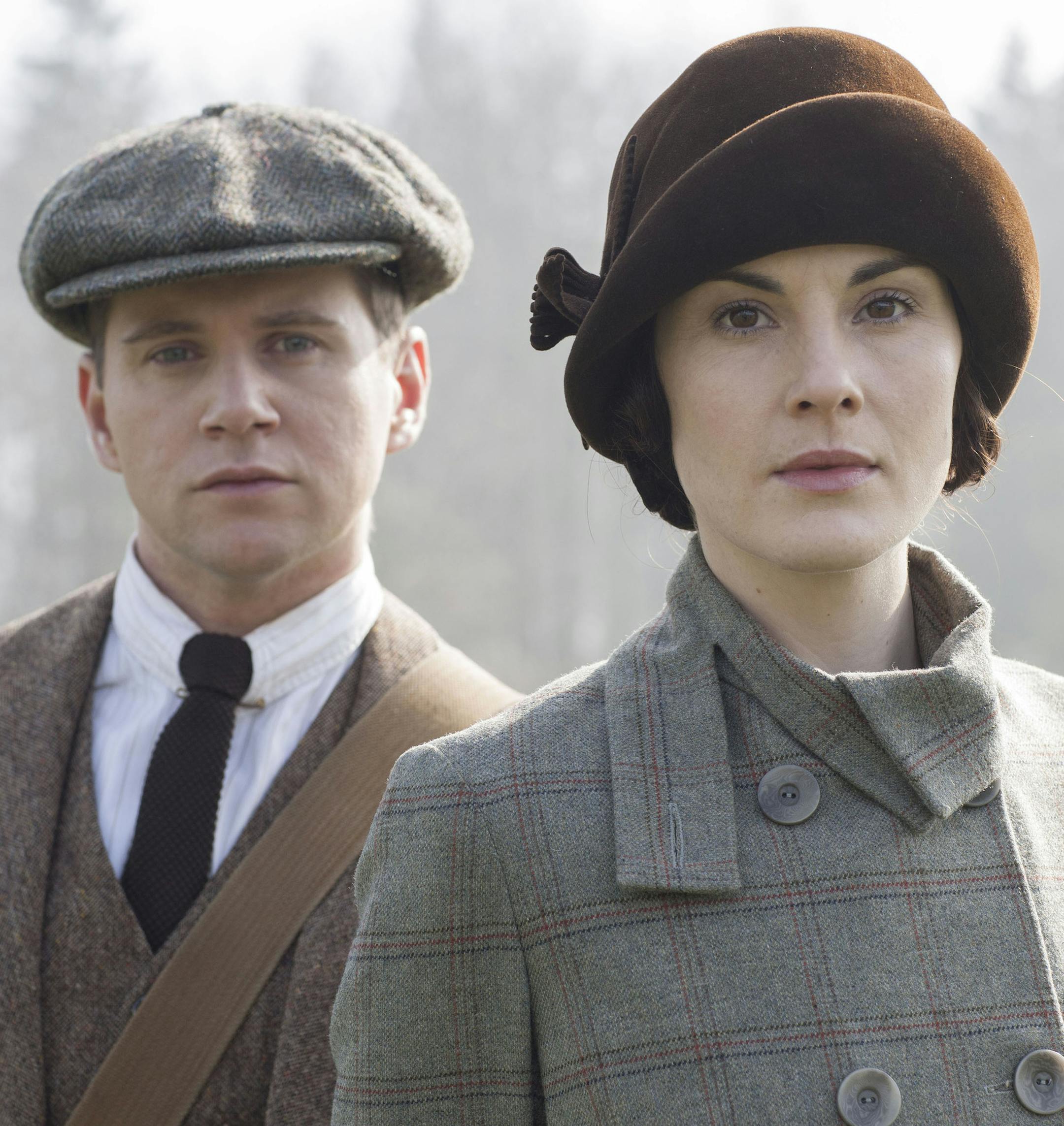 Downton Abbey, Season 5 MASTERPIECE on PBS Sundays, January 4 - March 1, 2015 at 9pm ET Episode 1 Shown from left to right: Allen Leech as Tom Branson and Michelle Dockery as Lady Mary (C) Nick Briggs/Carnival Film & Television Limited 2014 for MASTERPIECE This image may be used only in the direct promotion of MASTERPIECE CLASSIC. No other rights are granted. All rights are reserved. Editorial use only. USE ON THIRD PARTY SITES SUCH AS FACEBOOK AND TWITTER IS NOT ALLOWED.