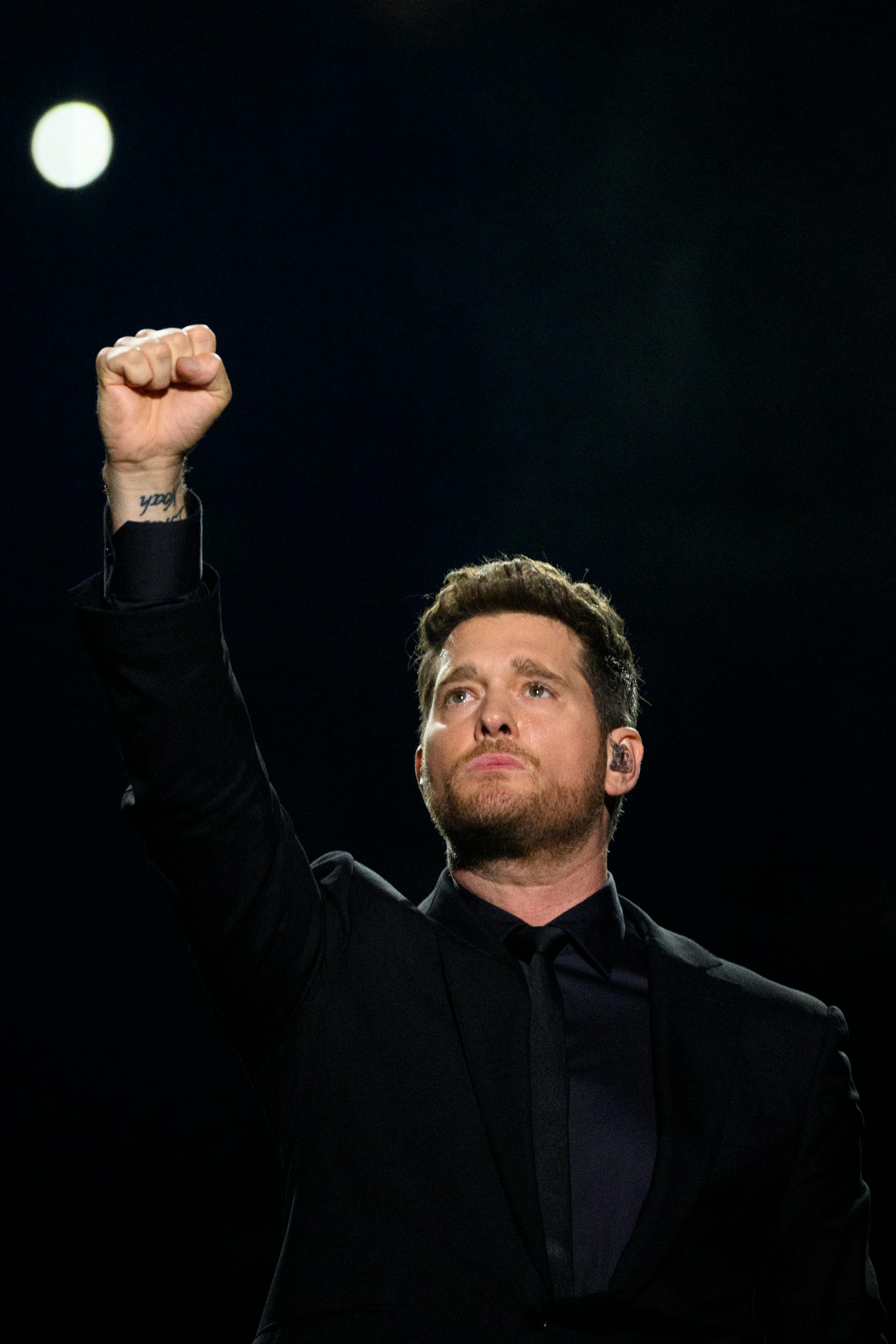 Michael Buble performs Wednesday, Sept. 7, 2022 at Xcel Energy Center in St. Paul, Minn.