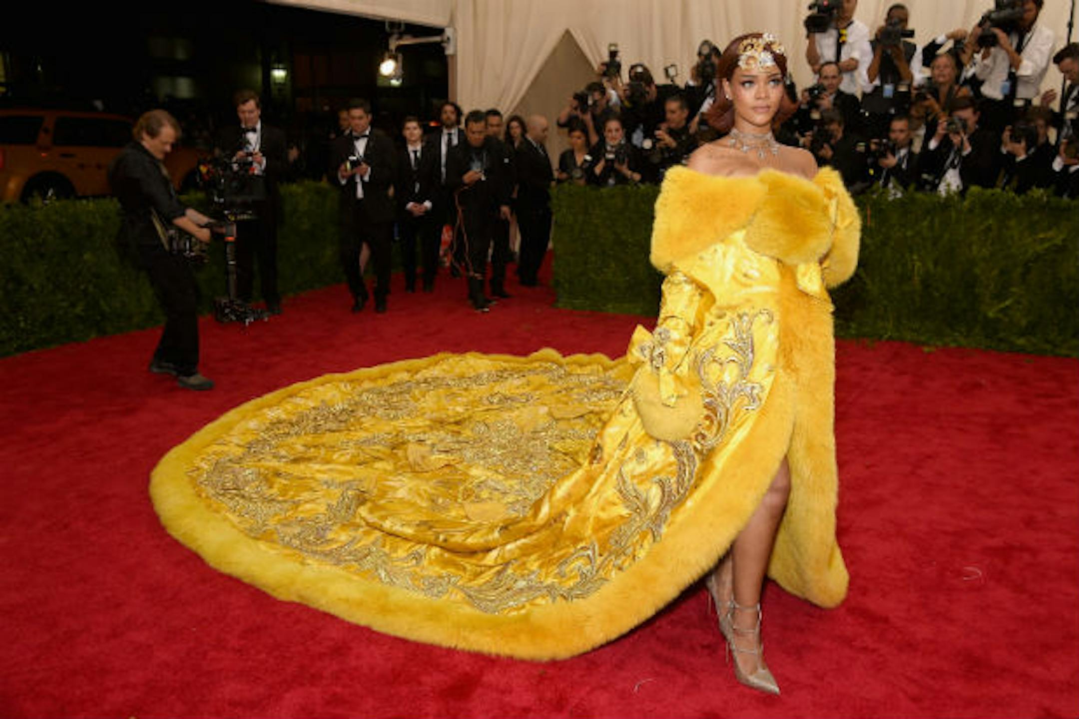 Rihanna really was the belle of the ball on Monday at the Met Gala in New York.