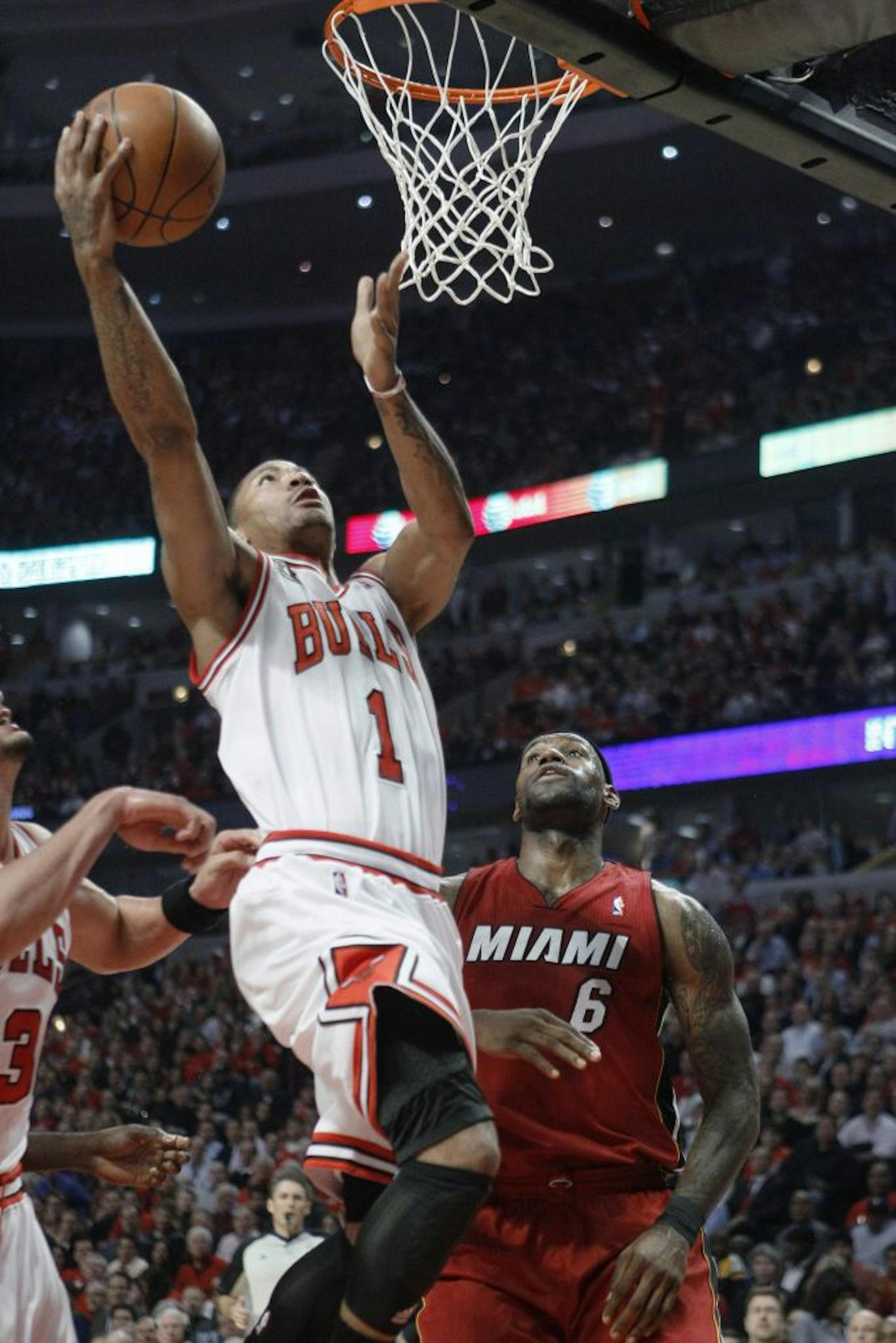 Bulls point guard Derrick Rose (1)