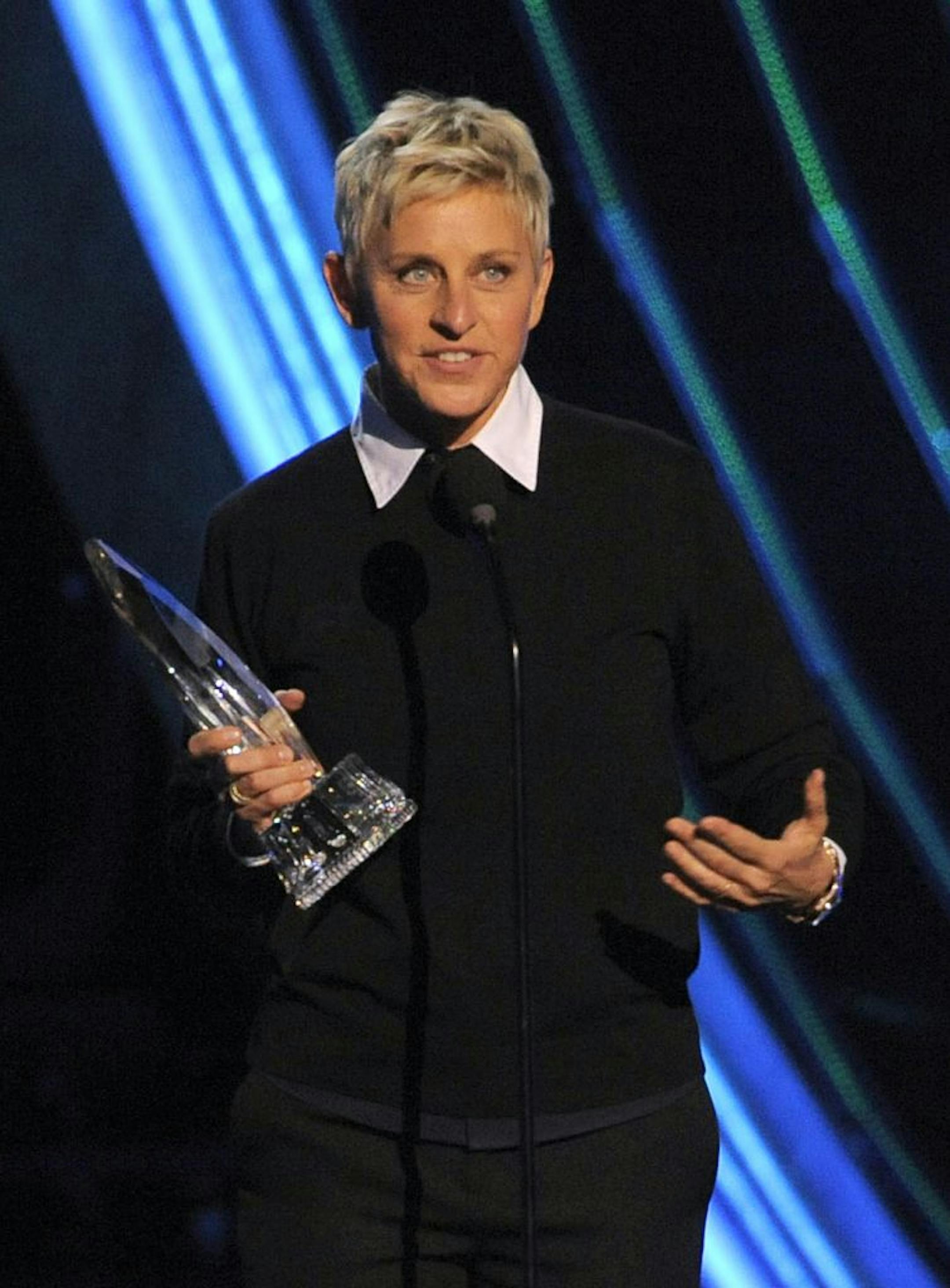 Talk-show host Ellen DeGeneres could stand to learn a few moves.