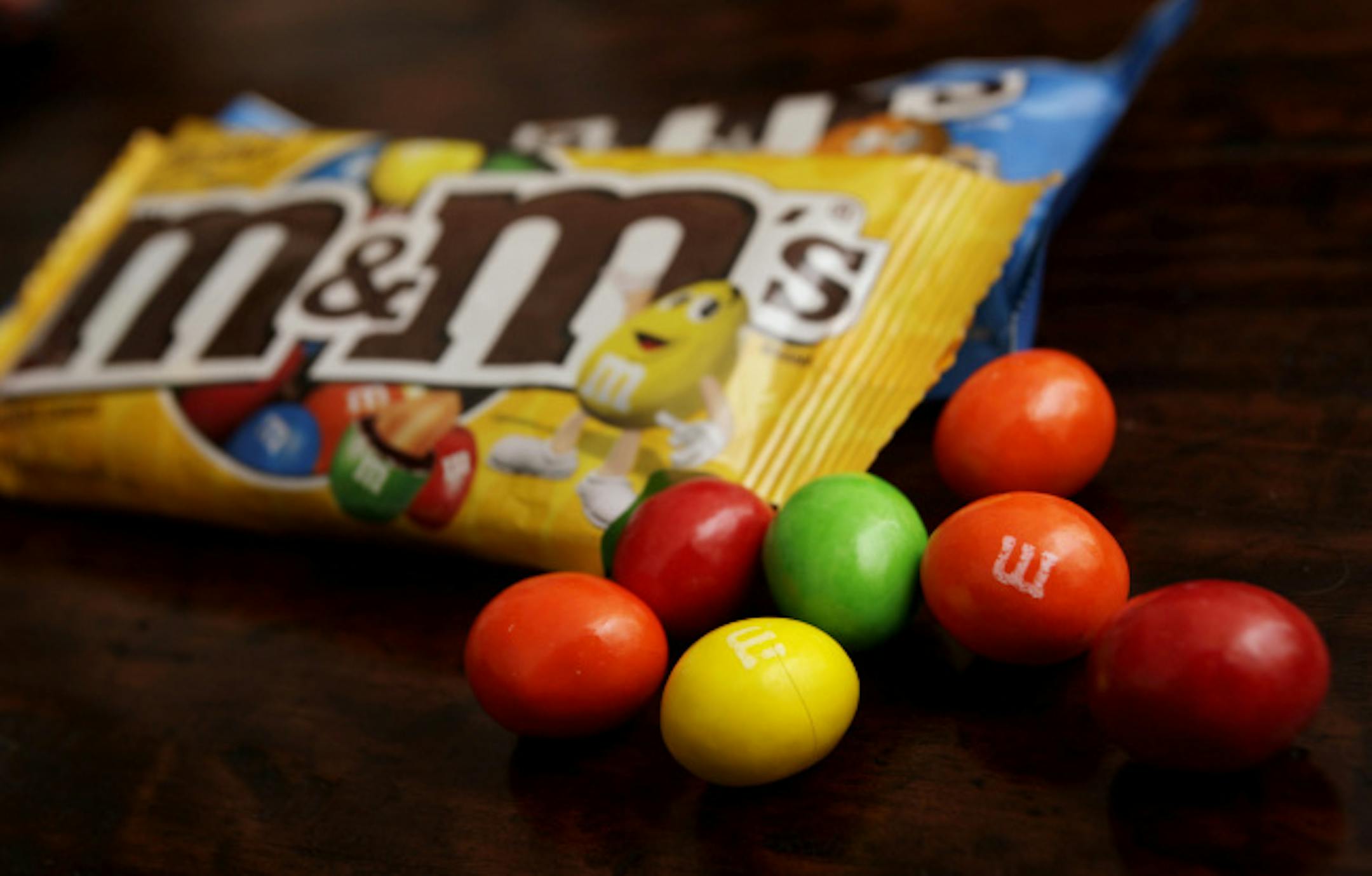 M&Ms chocolates are seen in Hong Kong Monday, Sept. 29, 2008. Two U.S. foodmakers were investigating Indonesian claims Monday that high traces of melamine were found in Oreo wafers, M&Ms and Snickers imported from China. Indonesia's Food and Drug Monitoring Agency said a dozen allegedly tainted products distributed nationwide, including those popular brands, had repeatedly tested positive last week.