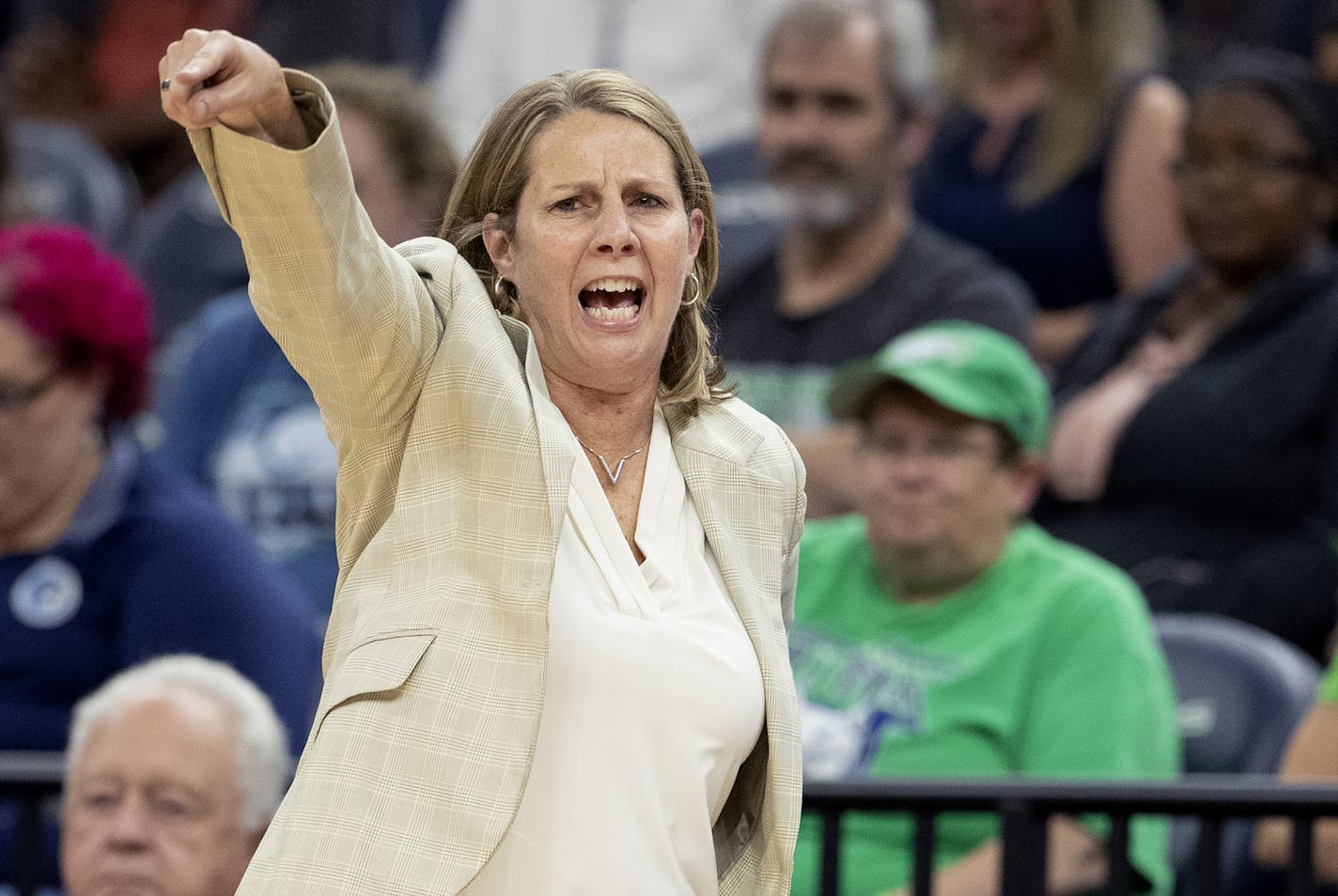 Minnesota Lynx head coach Cheryl Reeve. ] CARLOS GONZALEZ &#x2022; cgonzalez@startribune.com - August 27, 2019, Minneapolis, MN, Target Center, WNBA, Minnesota Lynx vs. Chicago Sky