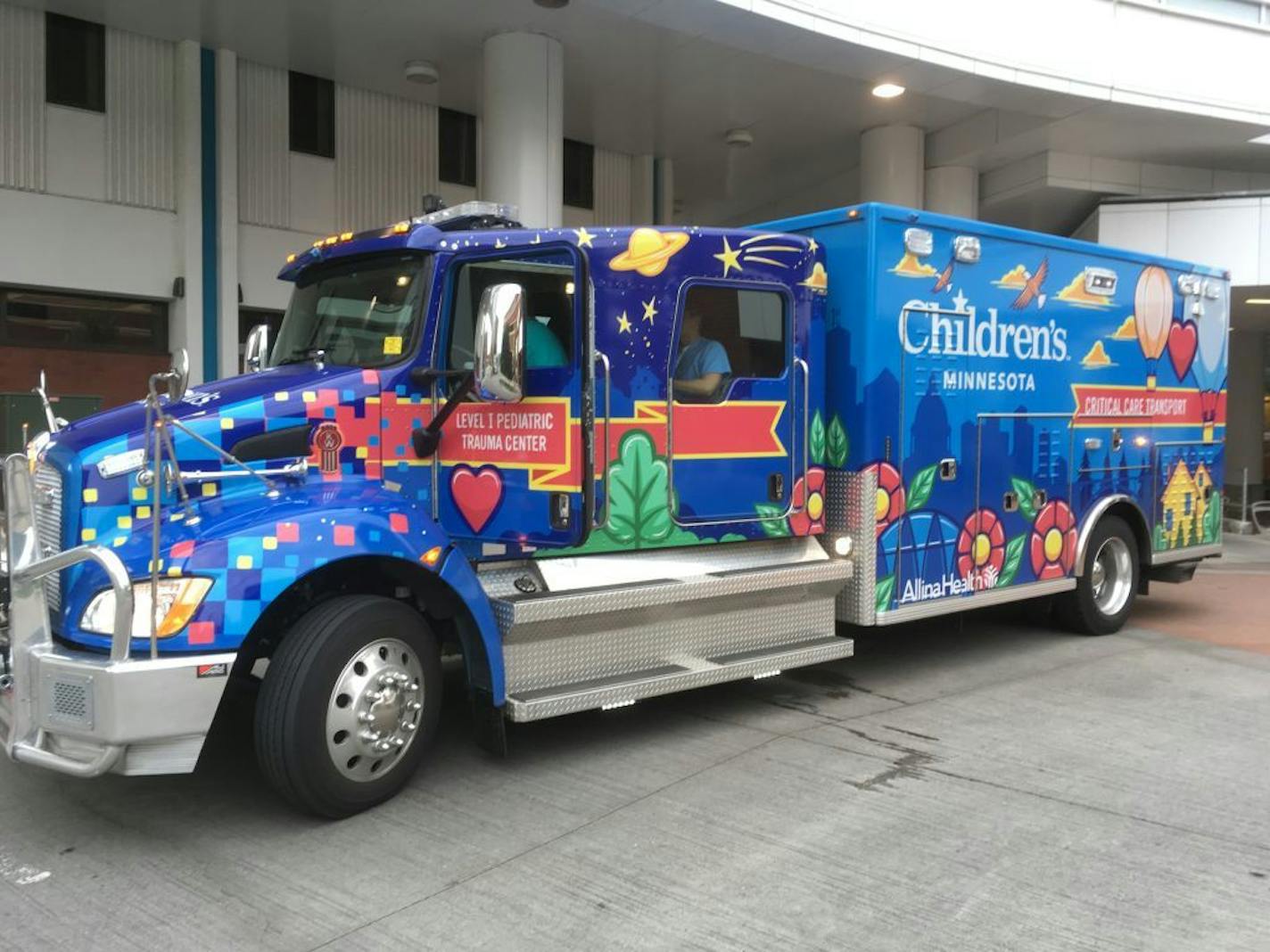 One of two new ambulance rigs at Children's Minnesota are part of the hospital's push to transport more pediatric patients between hospitals across the state.