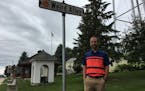 Josh Johnson, mayor of Darwin, Minn., personally installed a new street sign last week in honor of musician "Weird Al" Yankovic, who immortalized the 