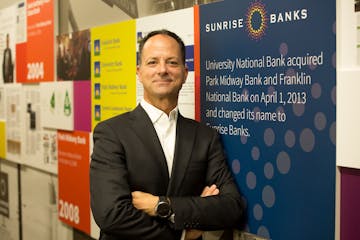 David Reiling, chief executive of Sunrise Banks. The St. Paul-based bank will get $250 million in federal funds for its community development financia