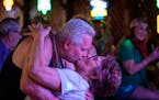 LUST: Jean and Ronnie Reed of Oakdale, newlyweds who were married in July, danced at Dino’s Gyros at the Minnesota State Fair. The newlyweds knew ea