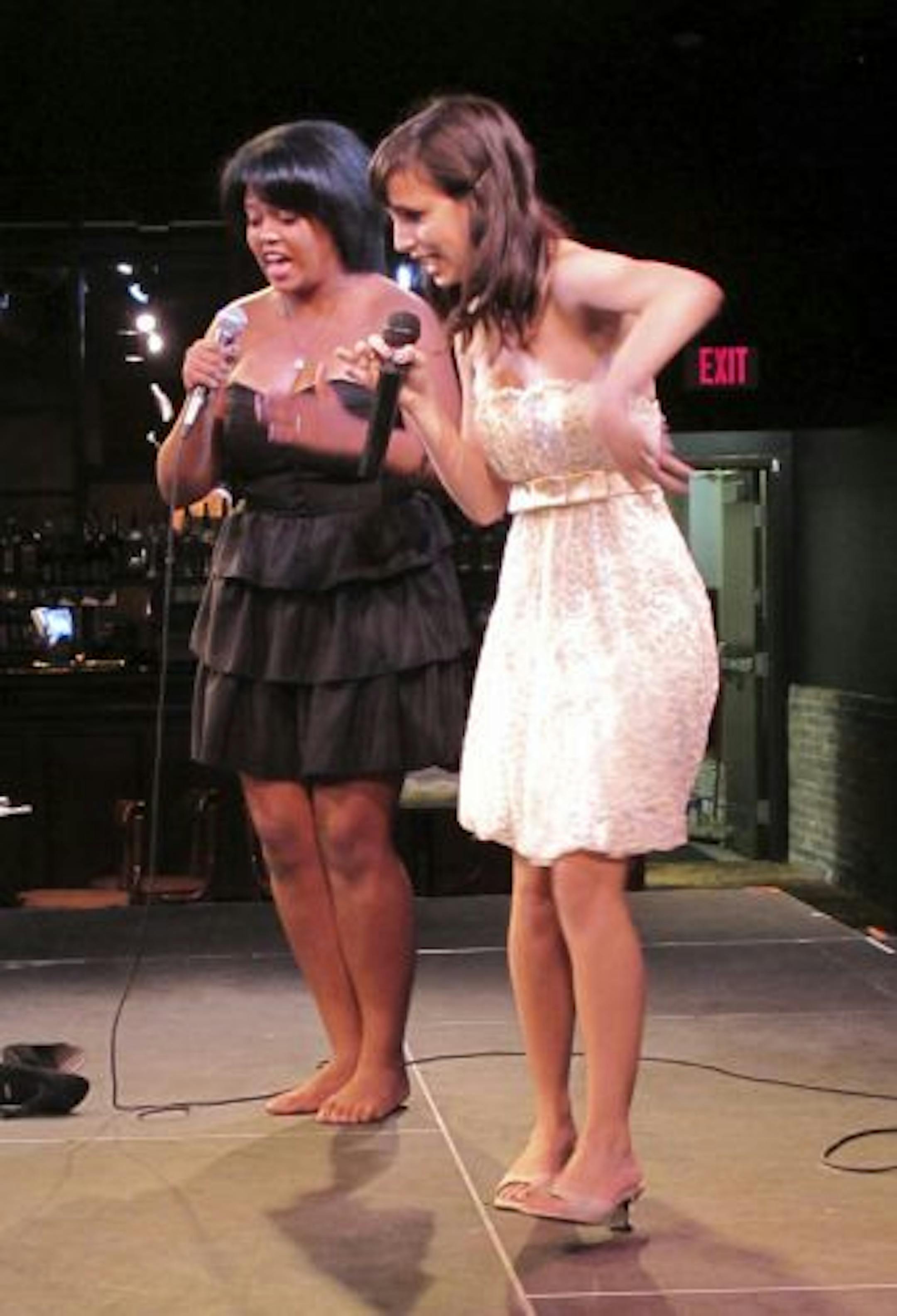 Grace Kibira, 17 and Piper Sigel-Bruse, 15.