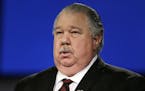CORRECTION - CLARIFIES REFERENCE TO TEXAS GOVERNOR - FILE - In this April 24, 2014 file photo, Sam Clovis speaks in Johnston, Iowa. Clovis signed on w