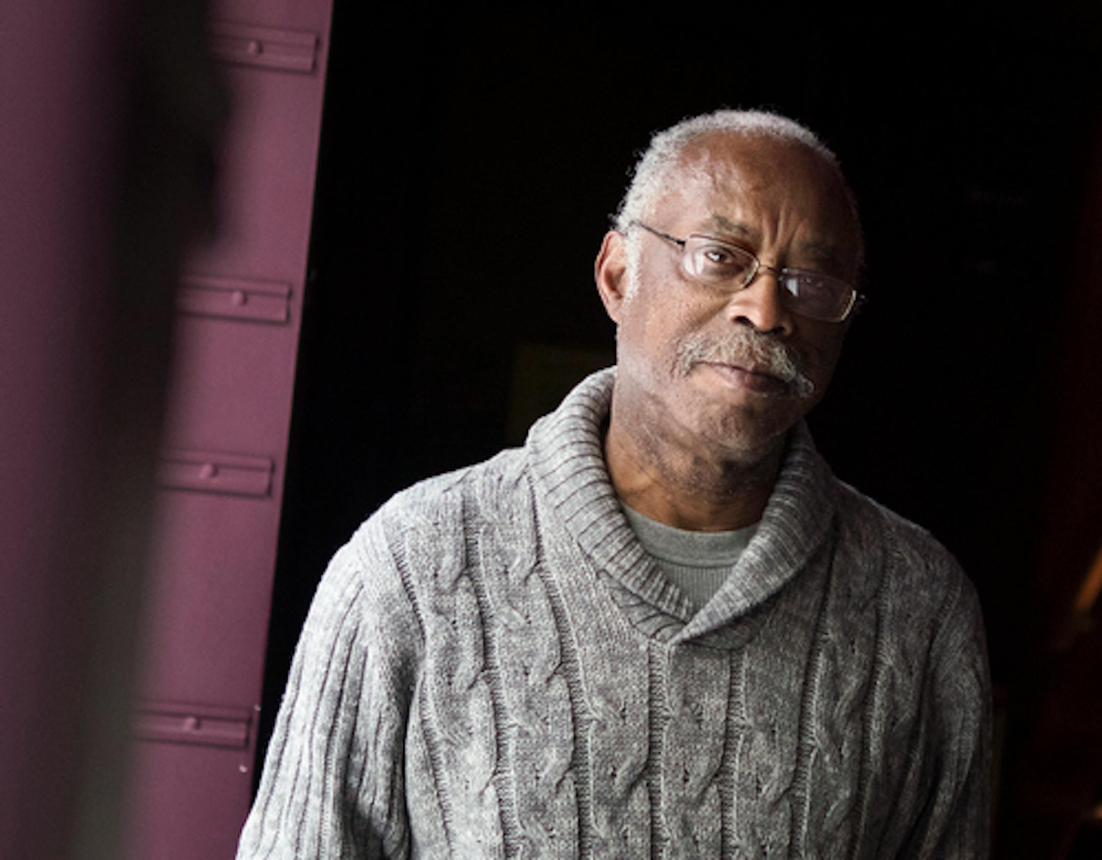 Playwright Carlyle Brown photographed at the History Theatre in St. Paul January 30, 2016. (Courtney Perry/Special to the Star Tribune) ORG XMIT: MIN1601301455152669
