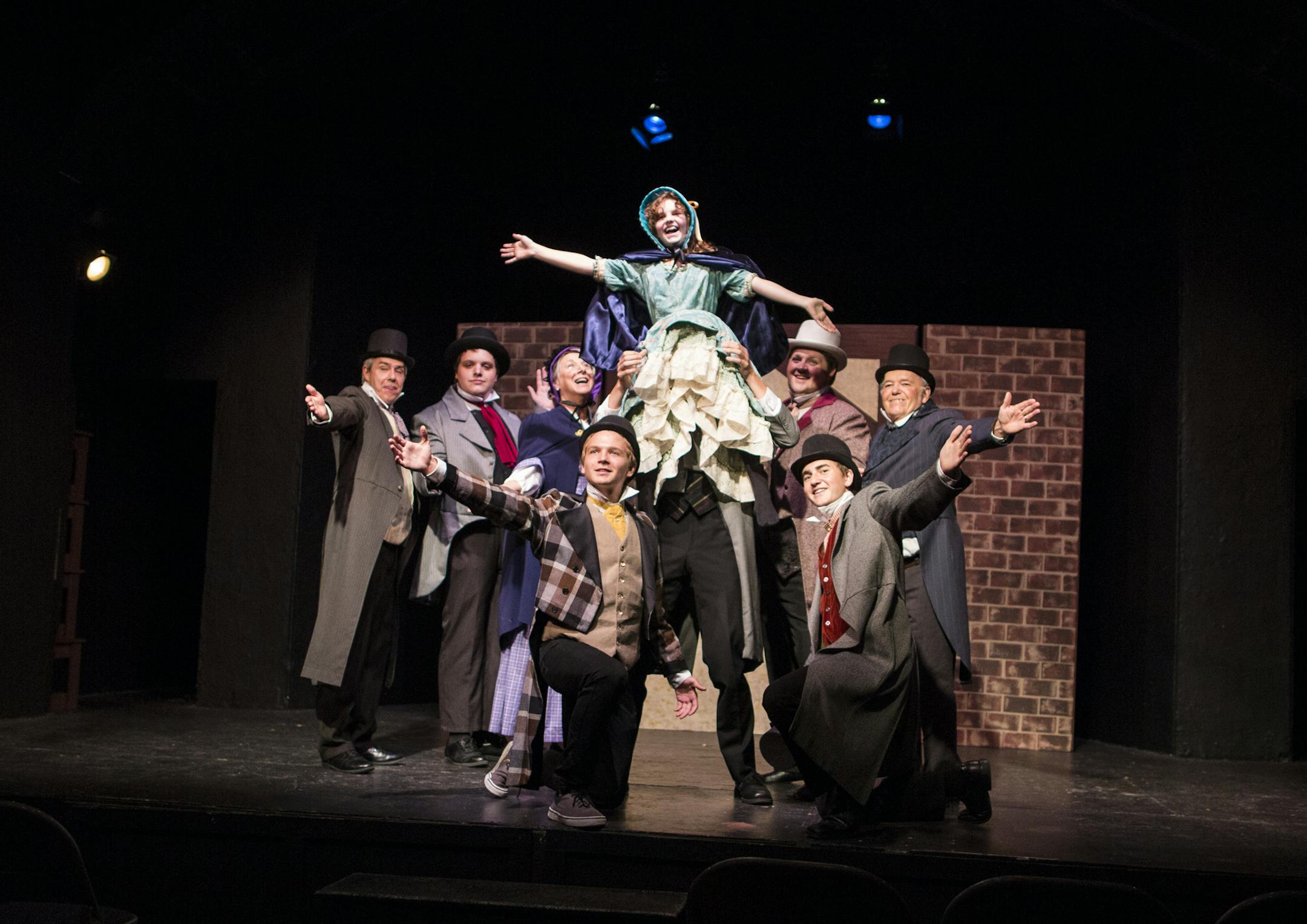 Actors performed during a dress rehearsal for the premiere of the play Tippecanoe and Tyler Too at the Northfield Arts Guild on September 3, 2014, in Northfield, Minn. ] RENEE JONES SCHNEIDER • reneejones@startribune.com