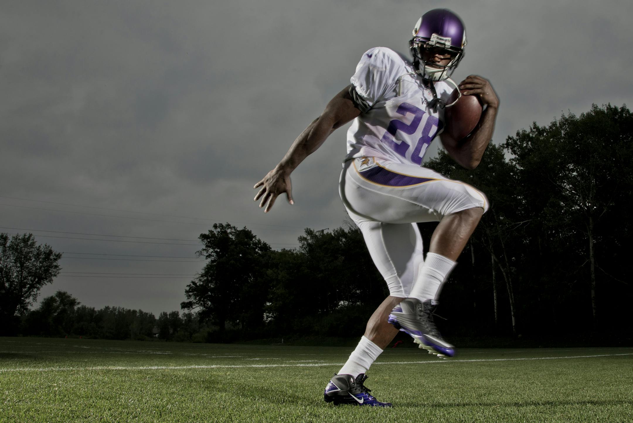 Minnesota Vikings running back Adrian Peterson