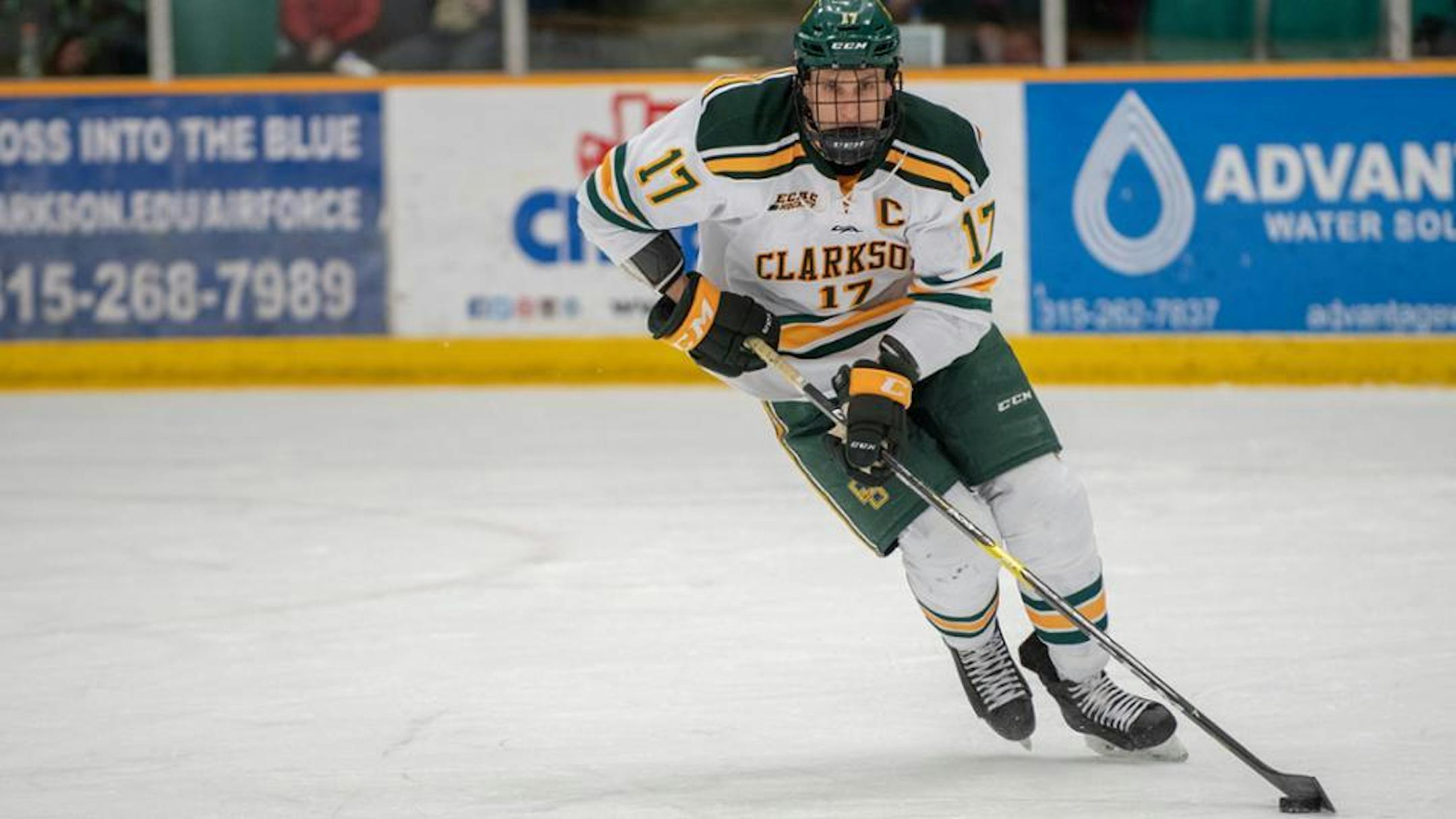 Former Clarkson star Nico Sturm started his pro career with the Wild after signing a one-year, entry-level contract Monday.