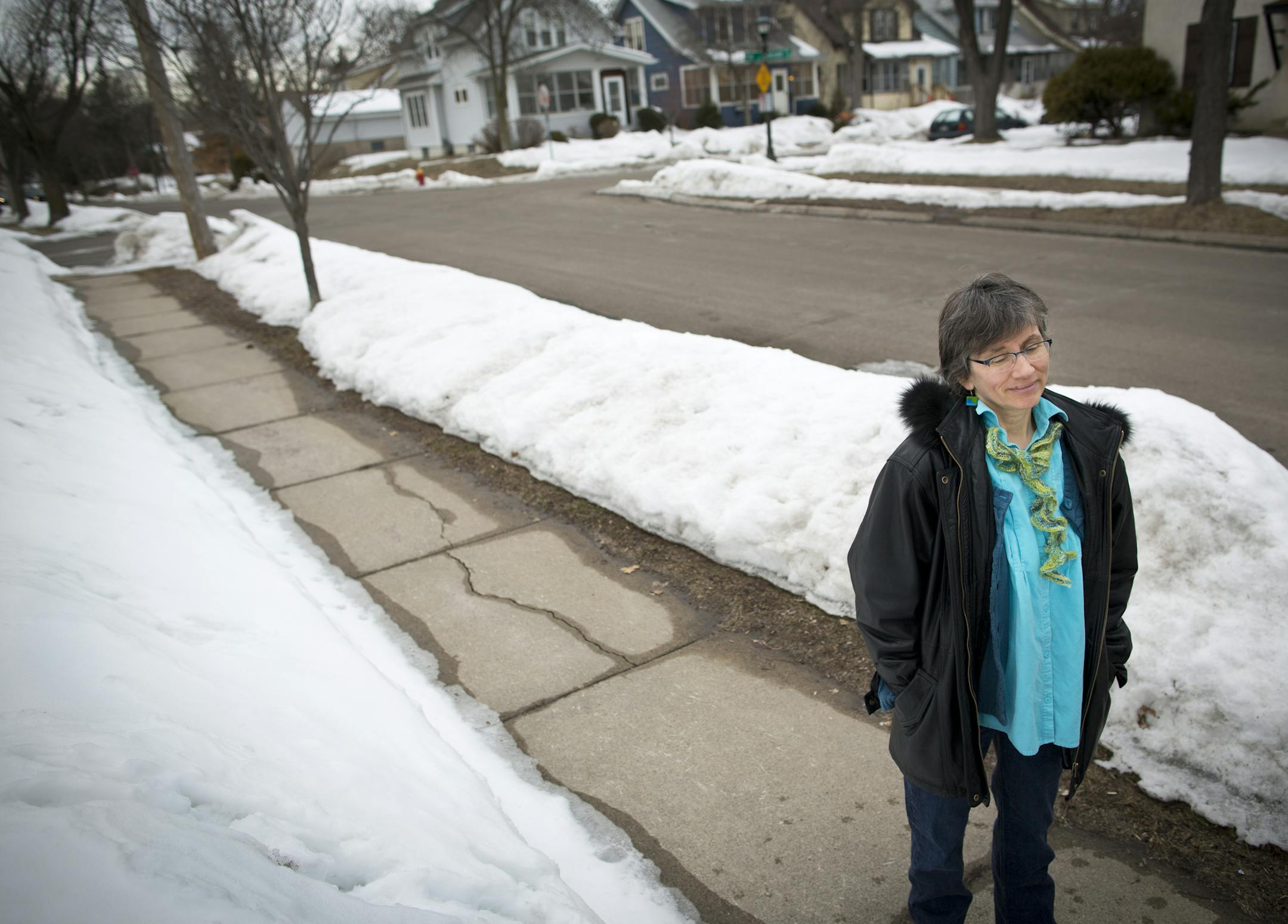 Kathy Raine of St. Paul stood at the spot where the family car was stolen last year. It was crushed within hours at Metro Metals, which is nearby. Raine is among those advocating tighter regulations on the way salvage yards can accept scrap metal.