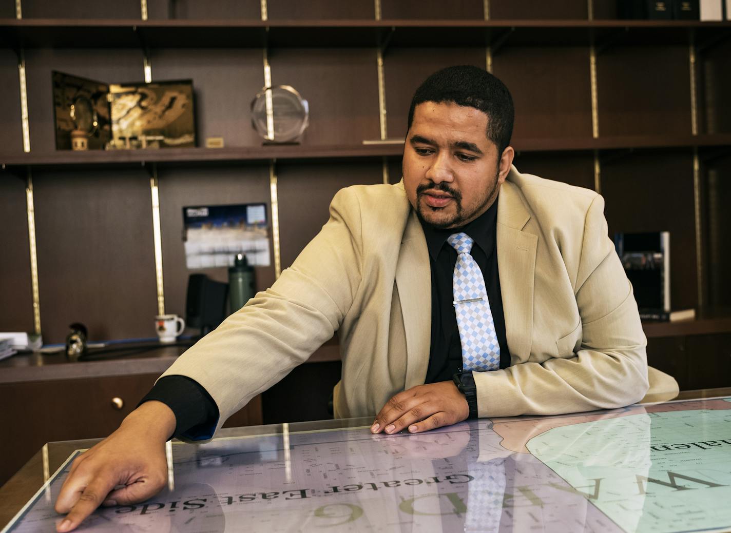 Kassim Busuri points out his achievements in office including the purchase of the Hillcrest Golf Course, in his ward, for development by the St. Paul Port Authority. He is the interim St. Paul City Council member whose decision to run for the open Sixth Ward seat, despite pledging not to, has isolated him from fellow council members. ] Shortly after Busuri announced his candidacy, other council members removed him from a public safety work group and started deleting his name from agenda items re