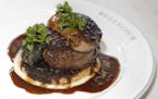 Beef Rossini, dish of of Bellecour TOURNEDOS ROSSINI
filet mignon, foie gras, sauce p&#x17d;rigourdine ___ Chef of the Year: Profile of our 2017 chef 