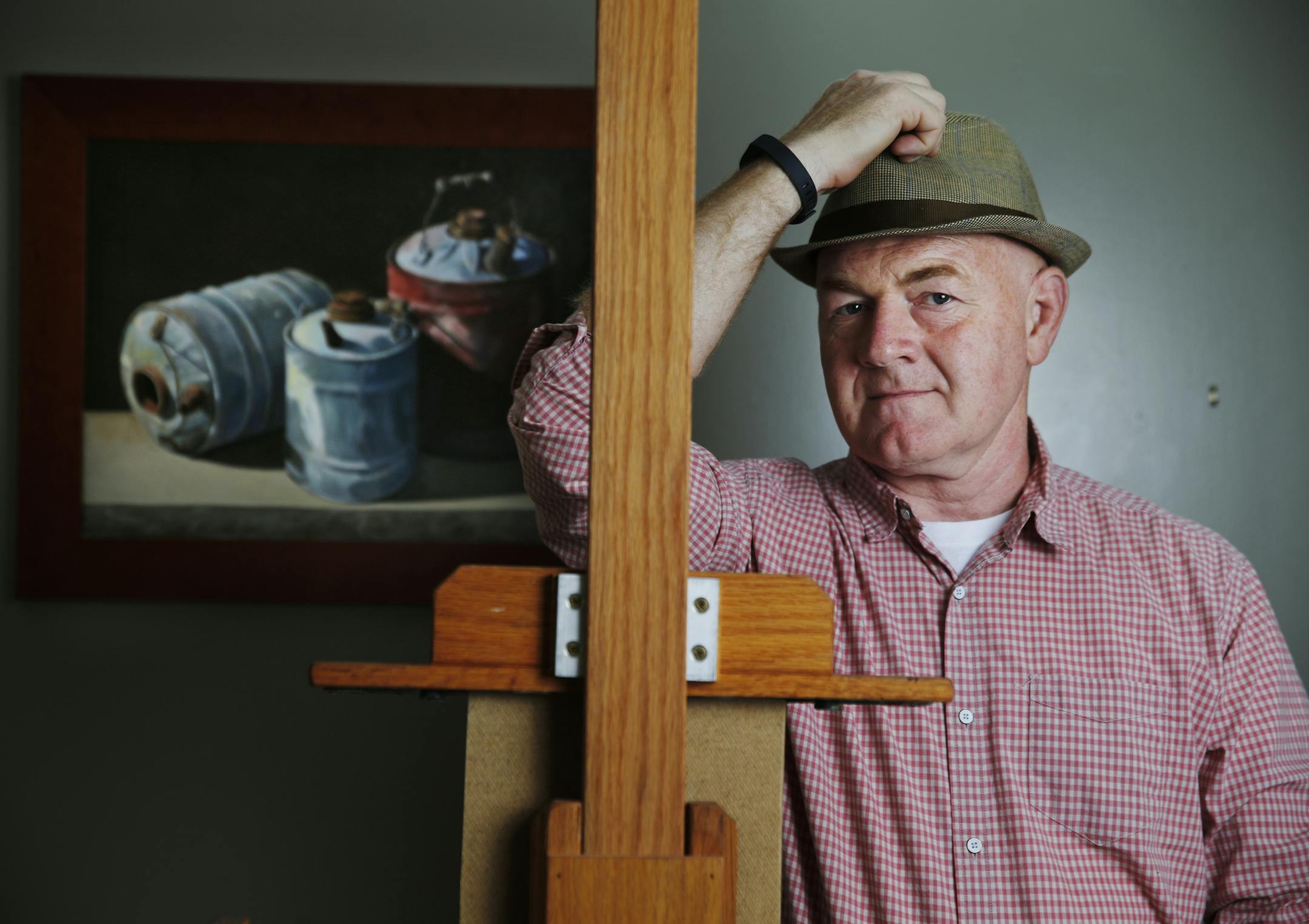 Inspired by the documentary paintings of industrial Russia, Minneapolis artist Joe Burns has painted the historical transformation of North Dakota's oil fields. His show, Canvassing the Bakken Oil Fields: Oil on Oil, opens July 8 ] Richard Tsong-Taatarii/rtsong-taatarii@startribune.com