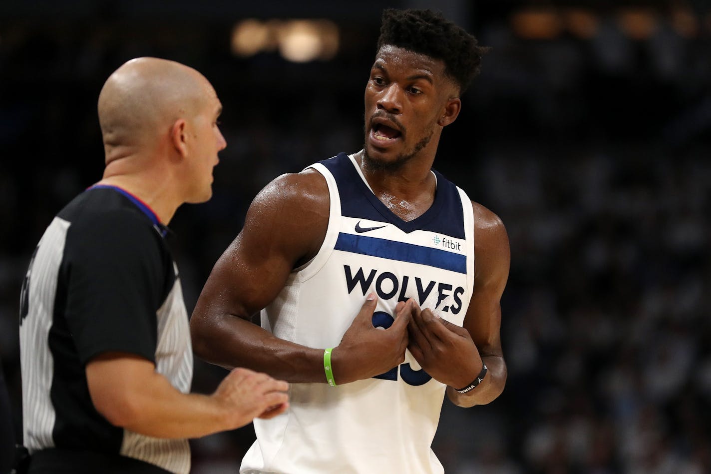 Minnesota Timberwolves forward Jimmy Butler (23)