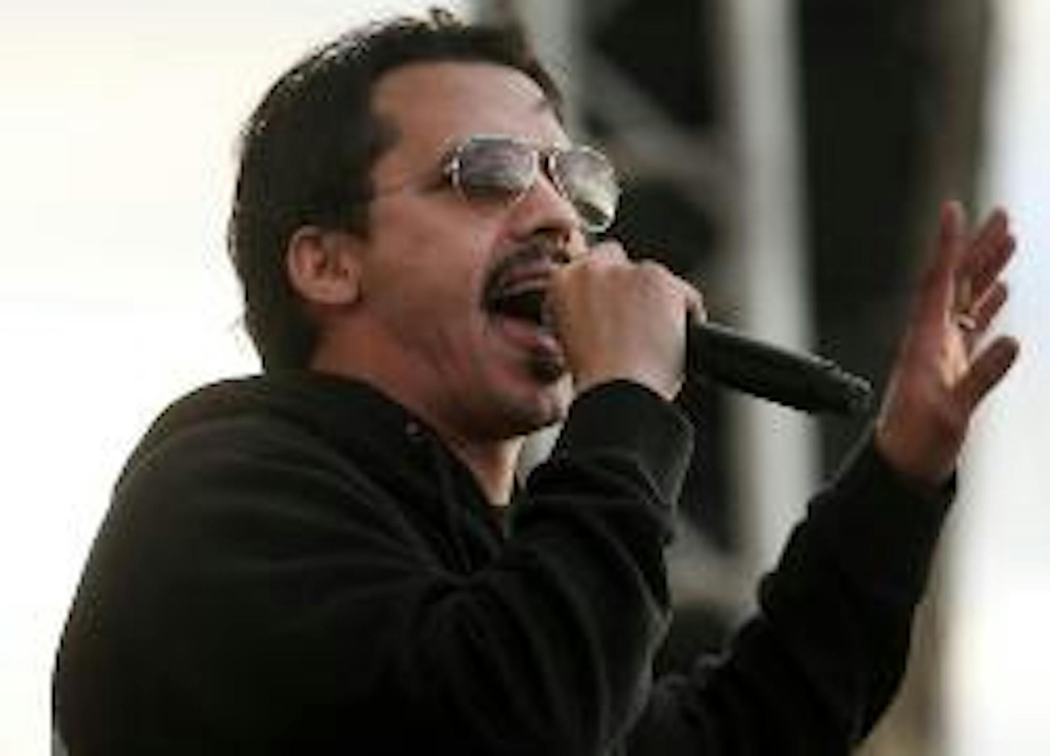 Slug finished off Soundset with "Sunshine" at Soundset / Elizabeth Flores, Star Tribune