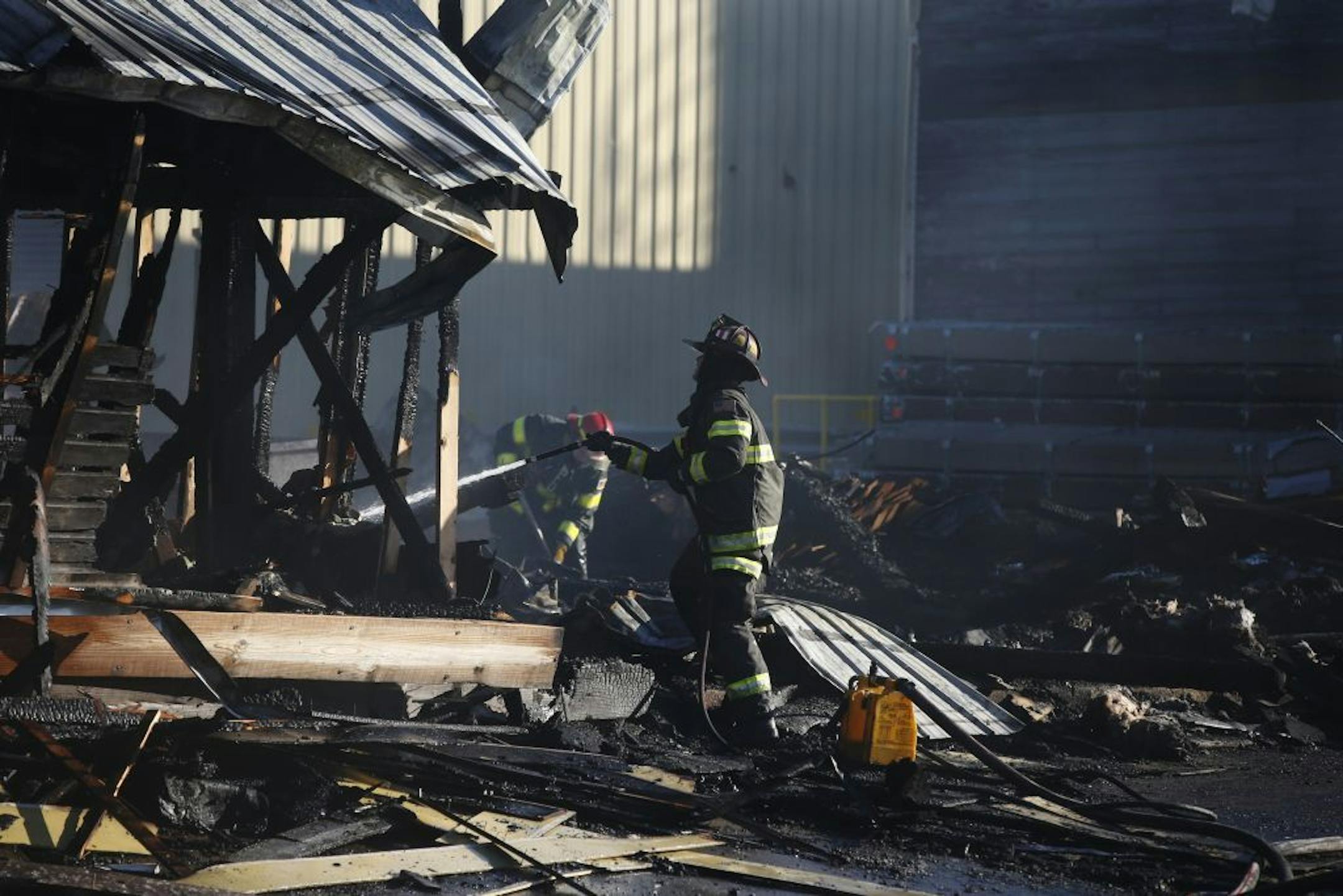 About 35 firefighters responded to a blaze late Saturday at a northeast Minneapolis lumberyard. No one was hurt as of early Sunday. Star Tribune, Richard Tsong-Taatarii