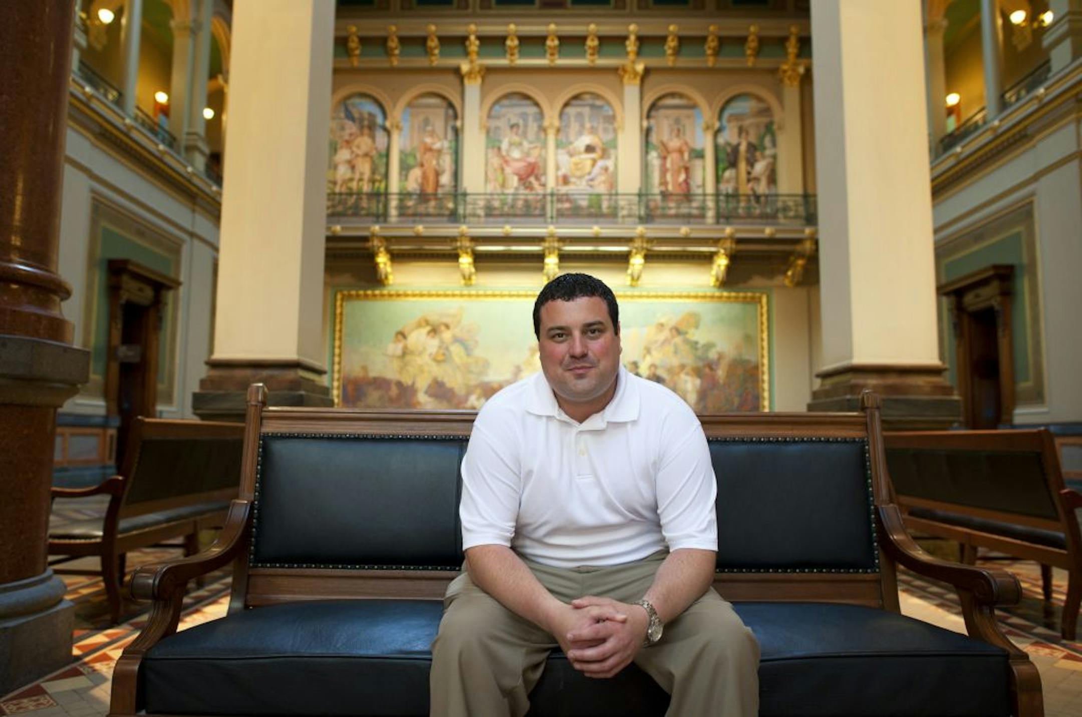 Jeremy Davis received a call from Tim Pawlenty asking him to support Pawlenty's campaign in Iowa. The 33-year-old Ames city council member will be a key player in this summer's Ames straw poll.