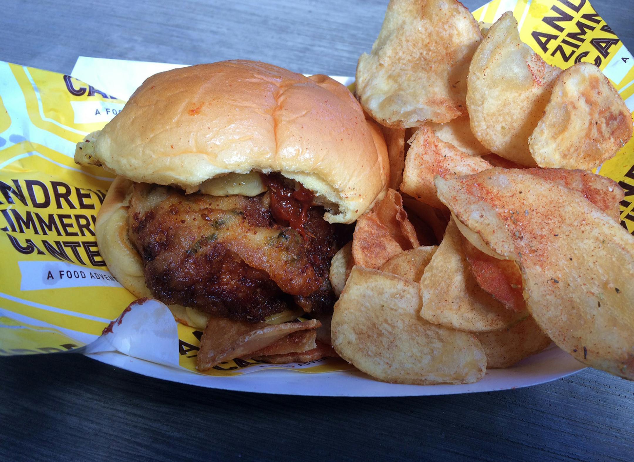 Korean fried chicken from Andrew Zimmern's Canteen are among the new foods at Target Field for the 2015 season. Credit: Rick Nelson, Star Tribune