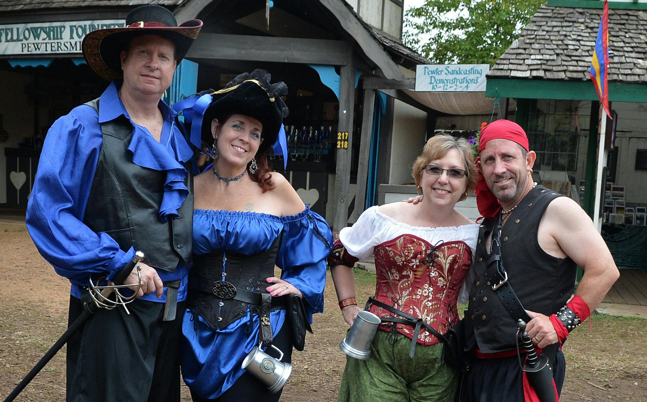 From left, Bob Davis, Carrie Kennedy and Claudia and Randy Quiggle. ] (SPECIAL TO THE STAR TRIBUNE/BRE McGEE) **Bob Davis (left), Carrie Kennedy (center left), Claudia Quiggle (center right), Randy Quiggle (right)