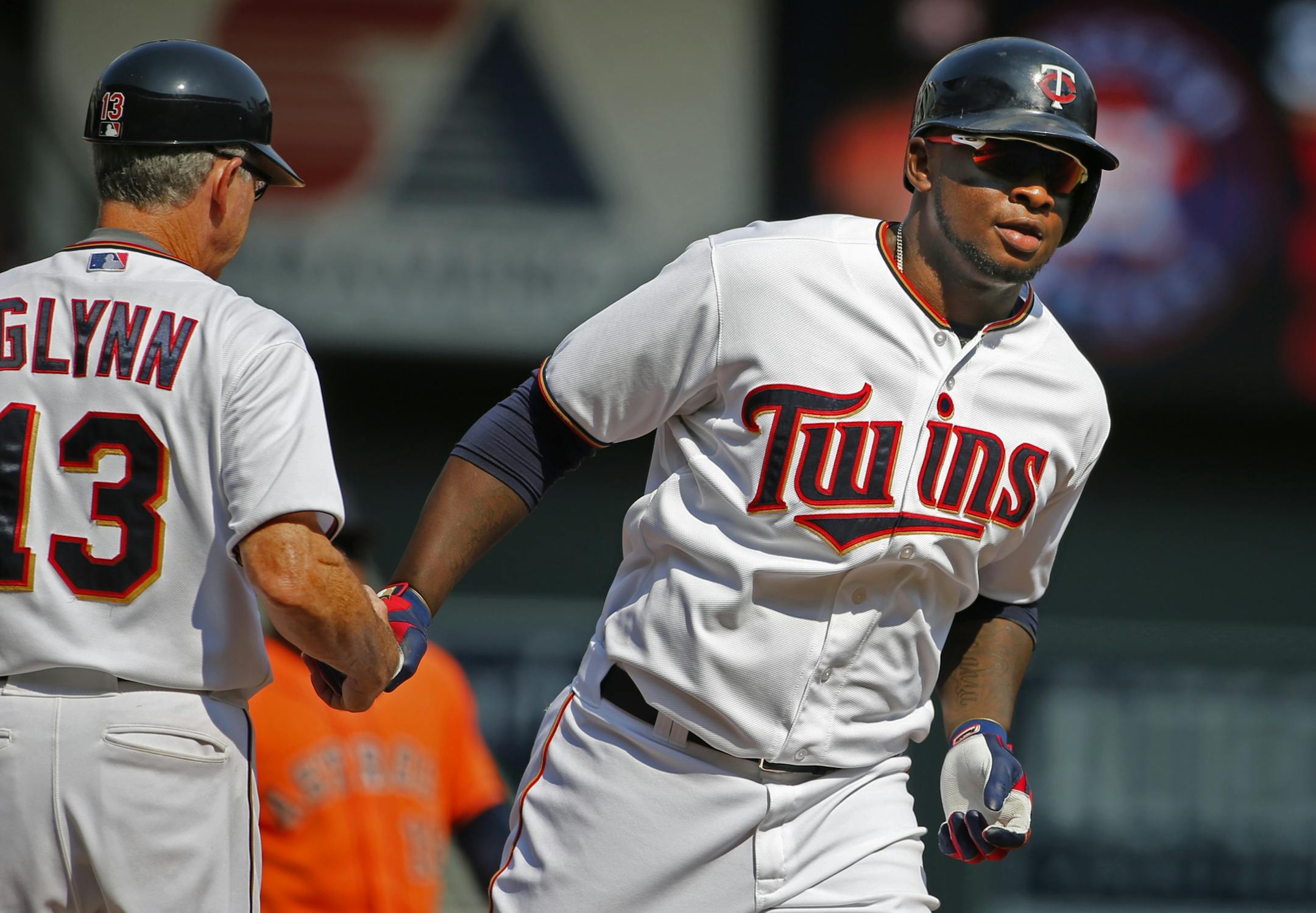 Twins rookie designated hitter Miguel Sano