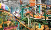 Nickelodeon Universe. ] GLEN STUBBE * gstubbe@startribune.com Thursday, June 2, 2016 Jess Nelson, MOA case manager, Oasis For Youth, walks through the