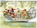 Sack cartoon: The swamp