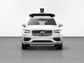 This undated product image provided by Volvo Cars shows the Volvo XC90 SUV. Uber is teaming with Volvo Cars to launch its newest self-driving vehicle.