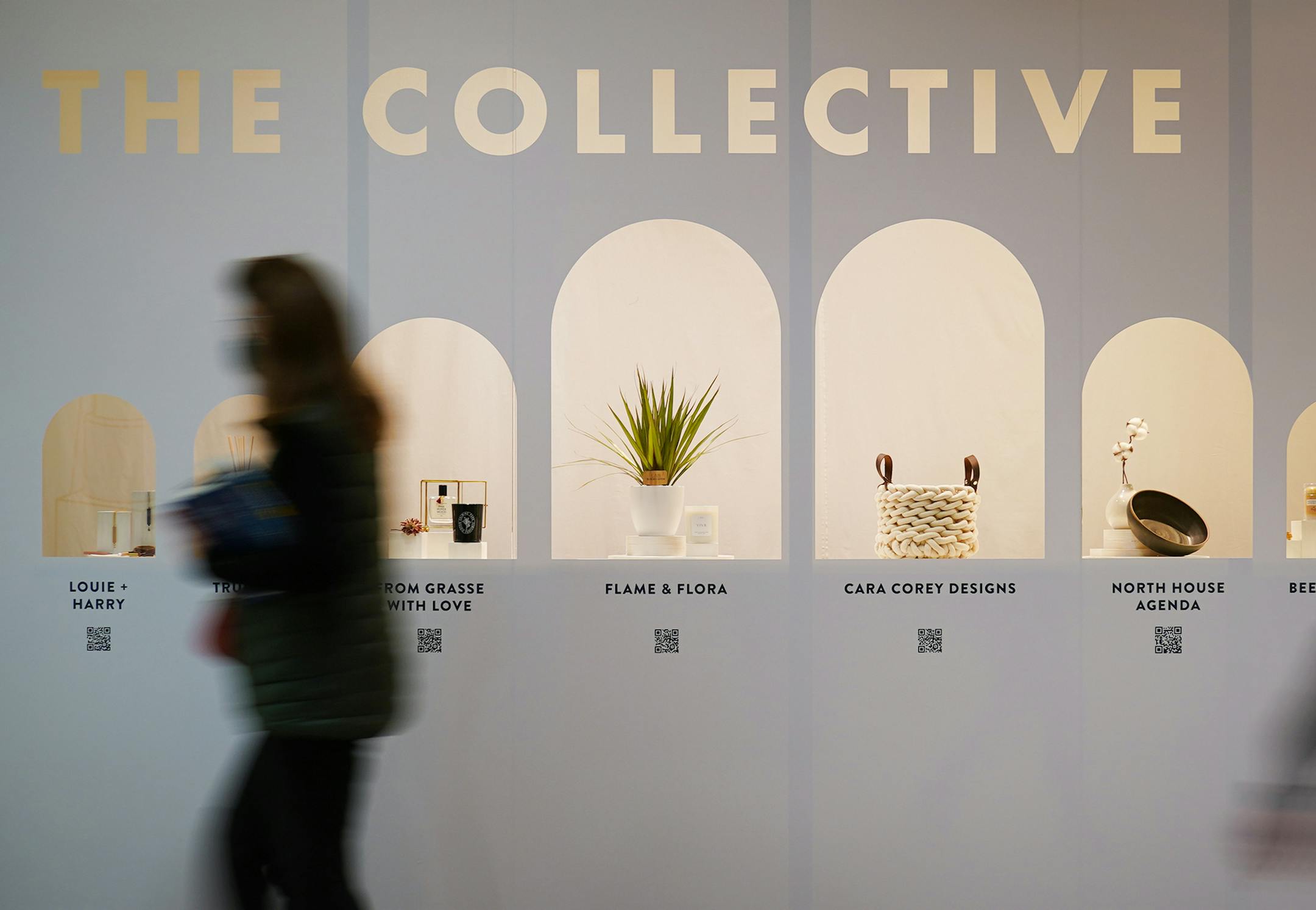 The Holiday Reimagined craft market inside the Galleria mall in Edina, Minn., is not running as planned, but instead organizers are creating ways to shop through the window using your phone.