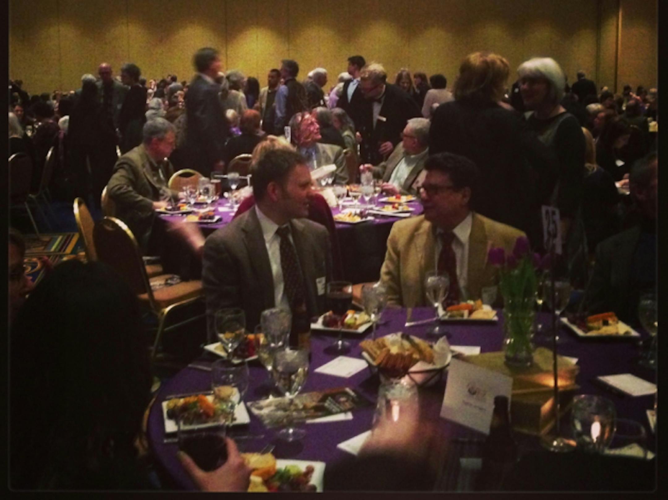 At the Minnesota Book Awards gala.