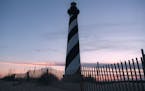 Outer Banks of North Carolina --Cape Hatteras light house. The area is known for tourism.