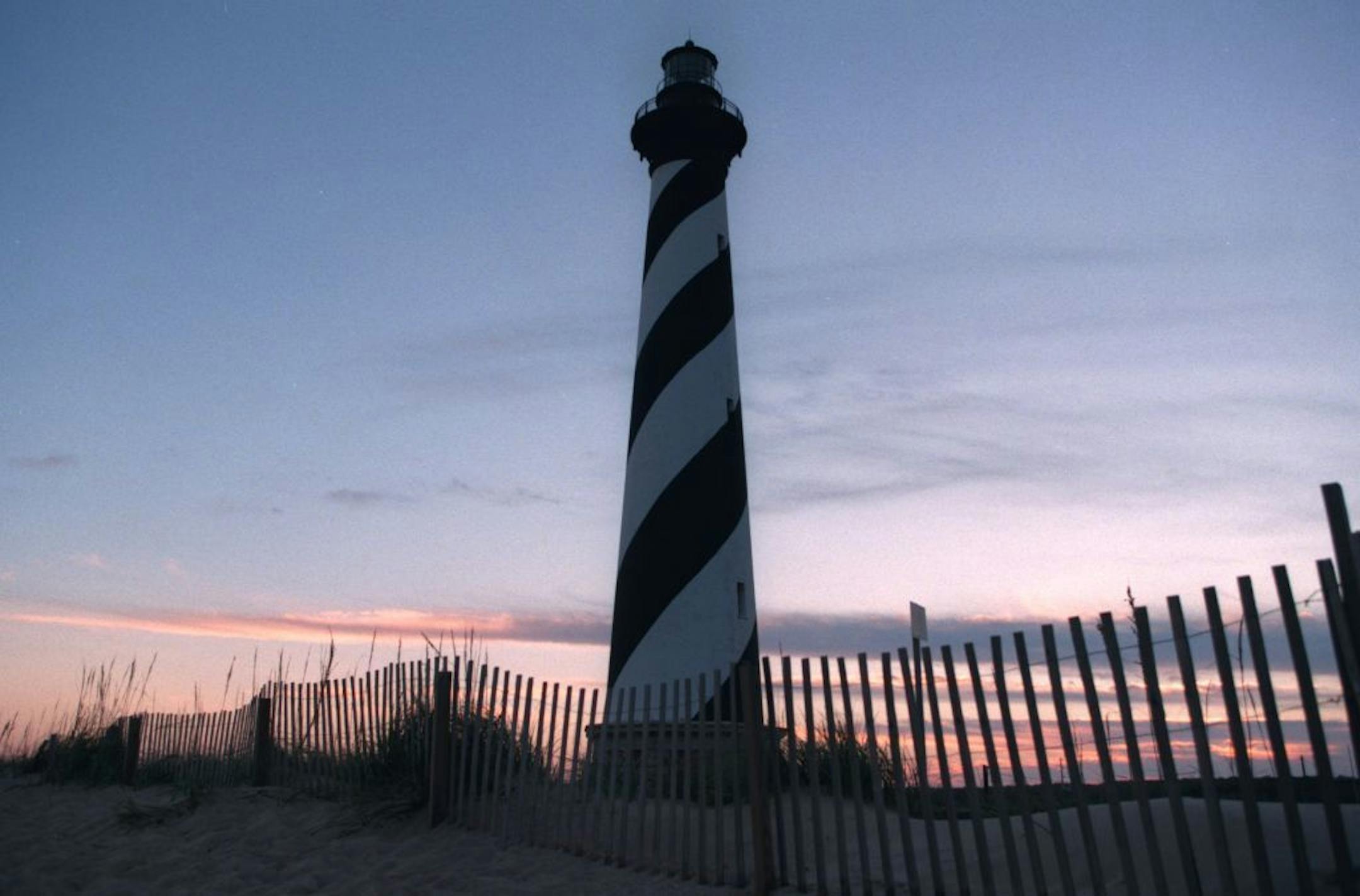 Outer Banks of North Carolina --Cape Hatteras light house. The area is known for tourism.