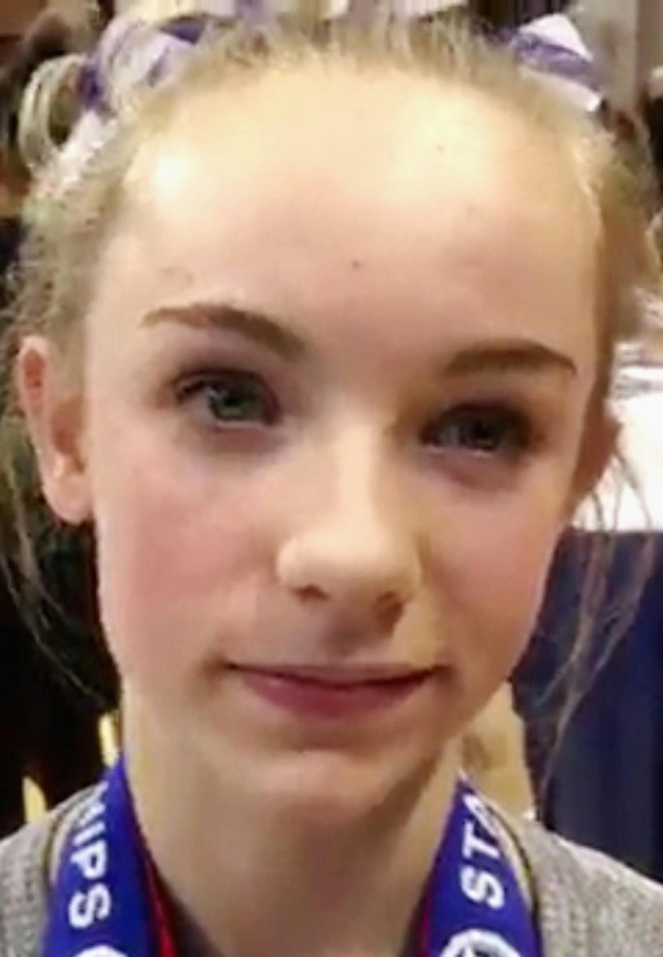 Chaney Neu, Champlin Park gymnastics, 8th, 2016-17