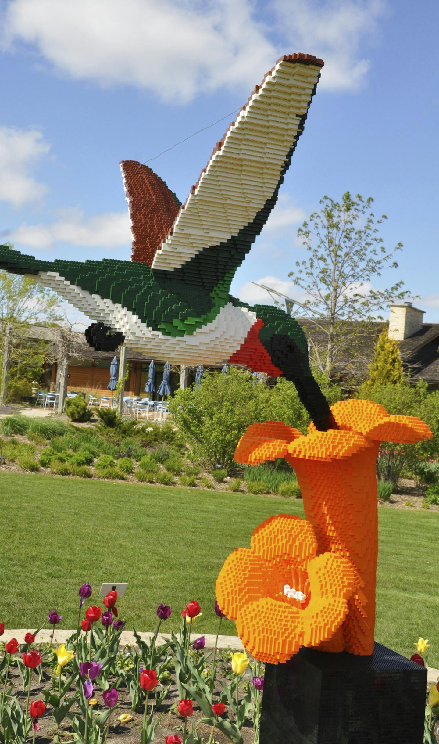 One of the sculptures that will be featured this summer in the Minnesota Landscape Arboretum's exhibit, "Nature Connects: Art with LEGO Bricks." It will feature 26 sculptures made from an estimated 500,000 LEGO bricks.