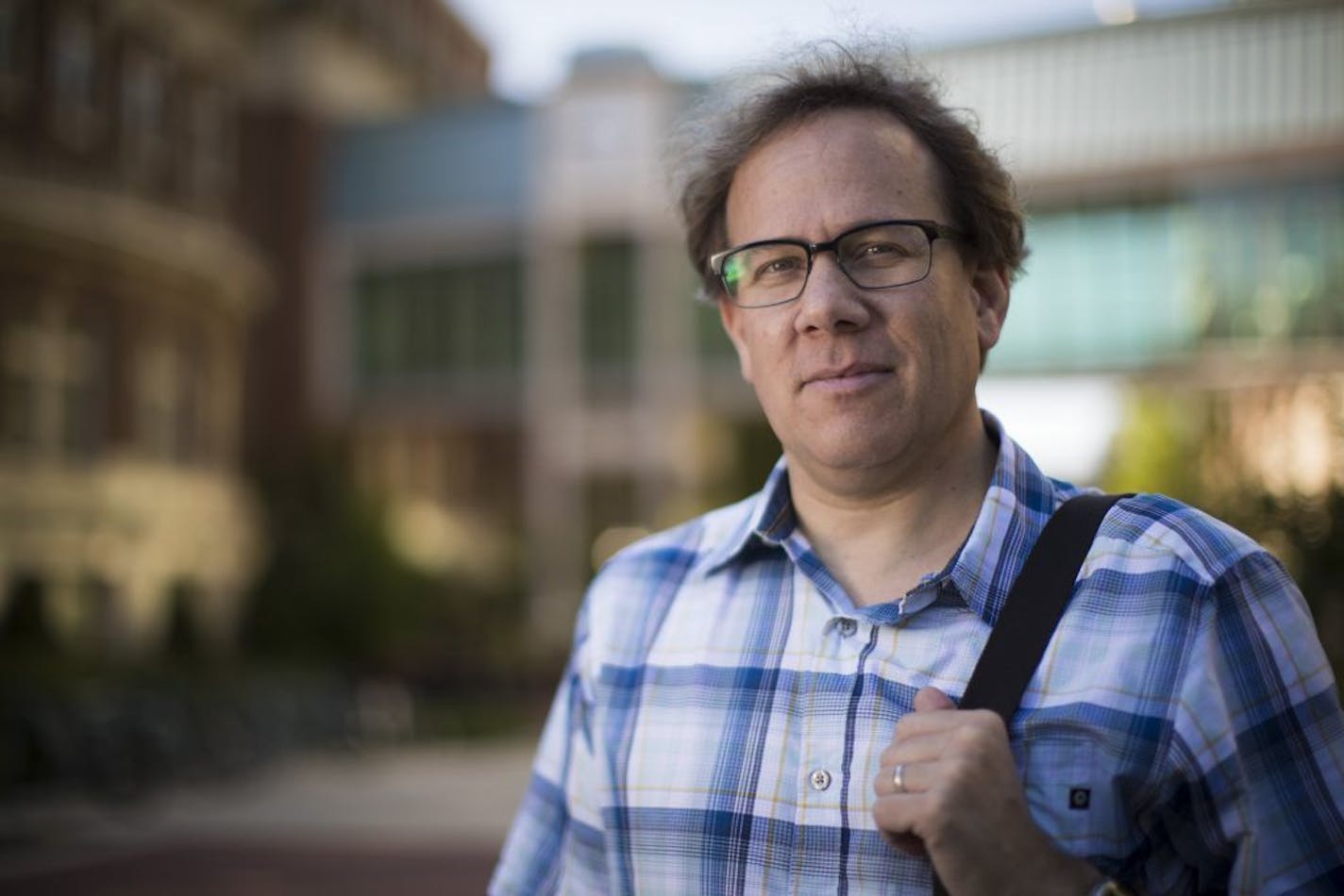 U of M professor Leigh Turner is taking huge flack from this "stem sell" industry for a paper he wrote analyzing how many of the clinics are using the government website clinicaltrials.gov to advertise their services by disguising them as legitimate clinical trials, which they are not. Photographed at the University of Minnesota on August 4, 2017 in Minneapolis, Minn.