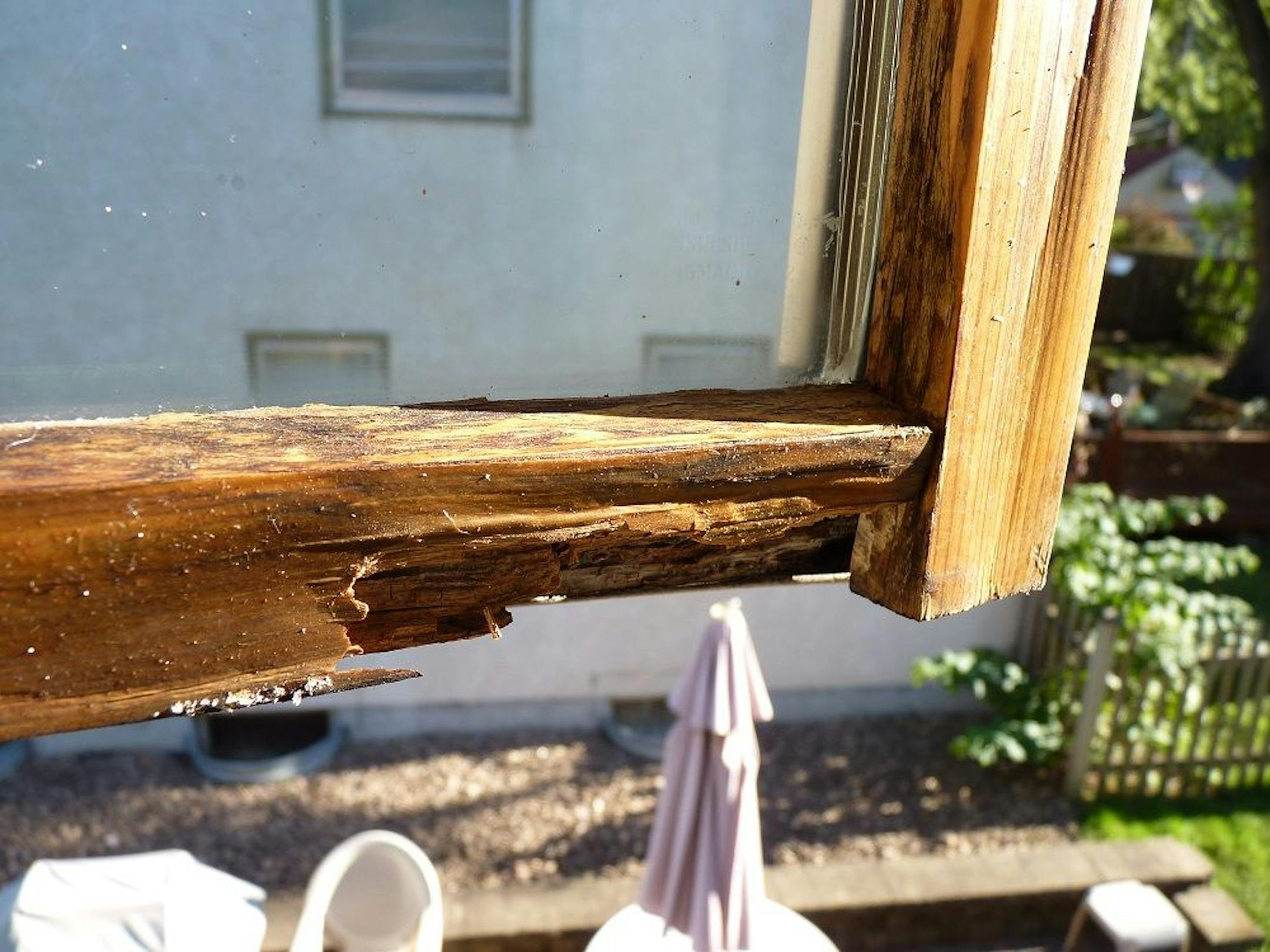 Kaden decided to contact the company when a chunk of the window sash broke off this summer. Calls didn't lead to any help.
