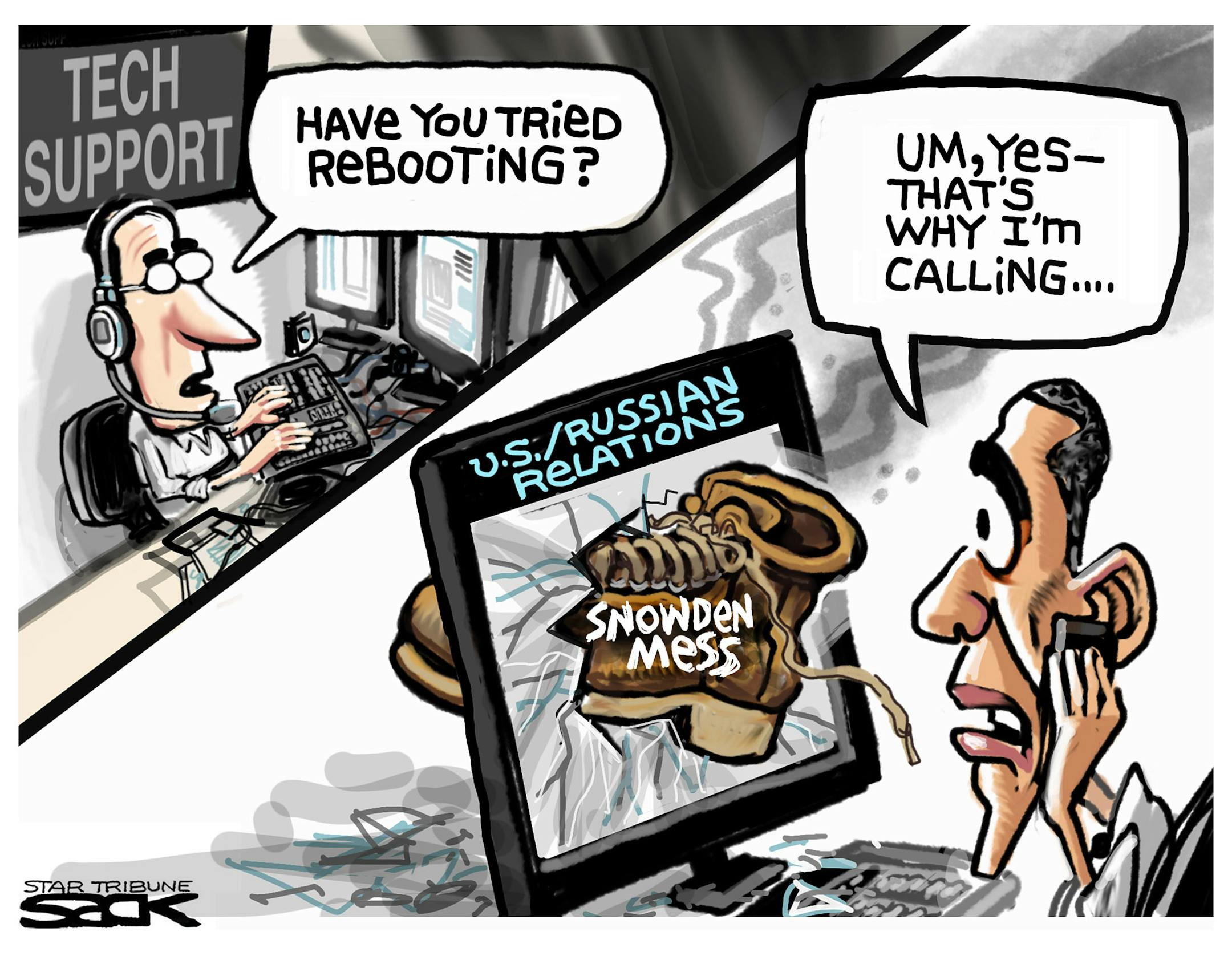 Steve Sack cartoon for Aug. 12, 2013.