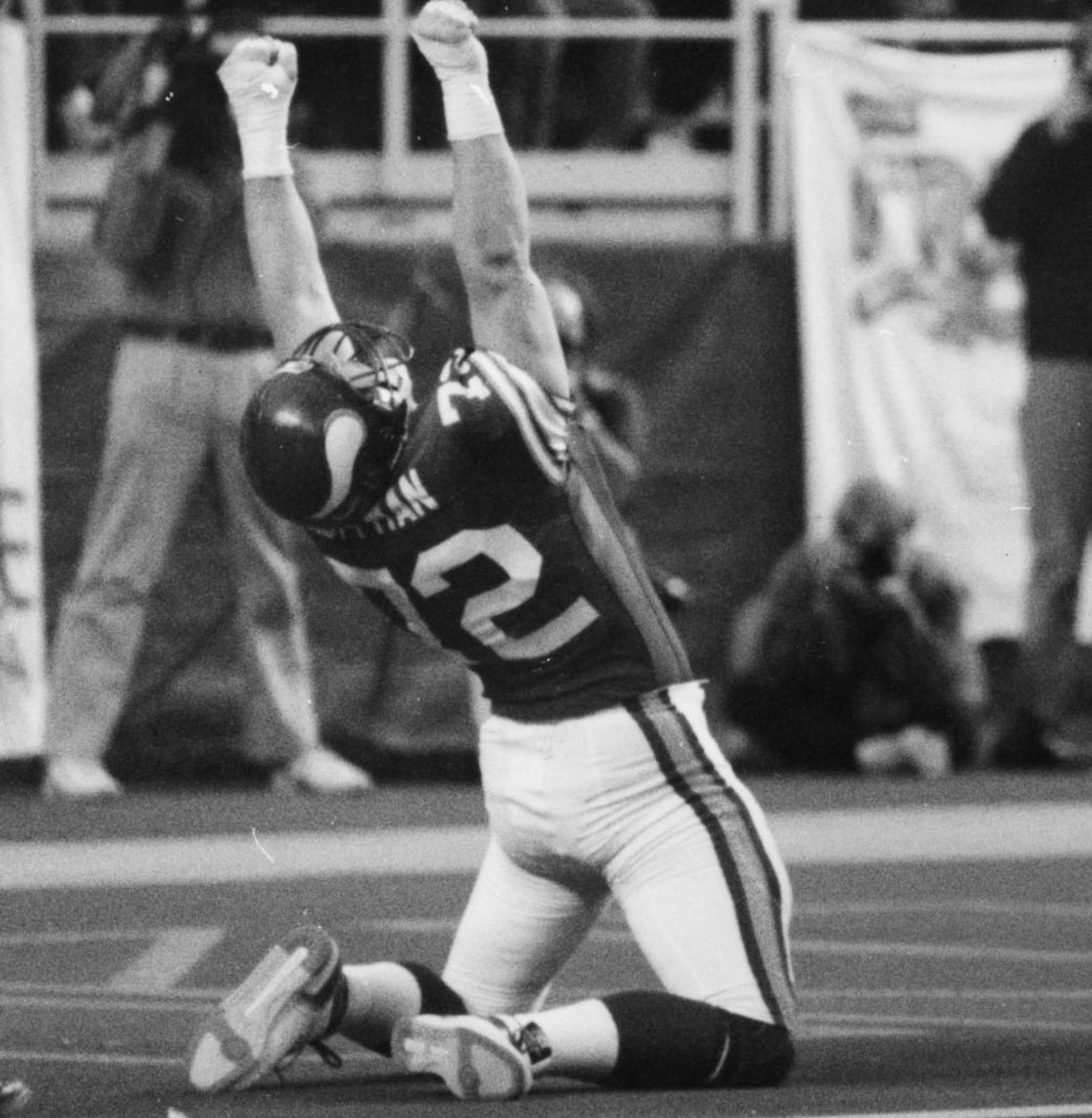 Vikings vs. Washington - 1987 - Dave Huffman left