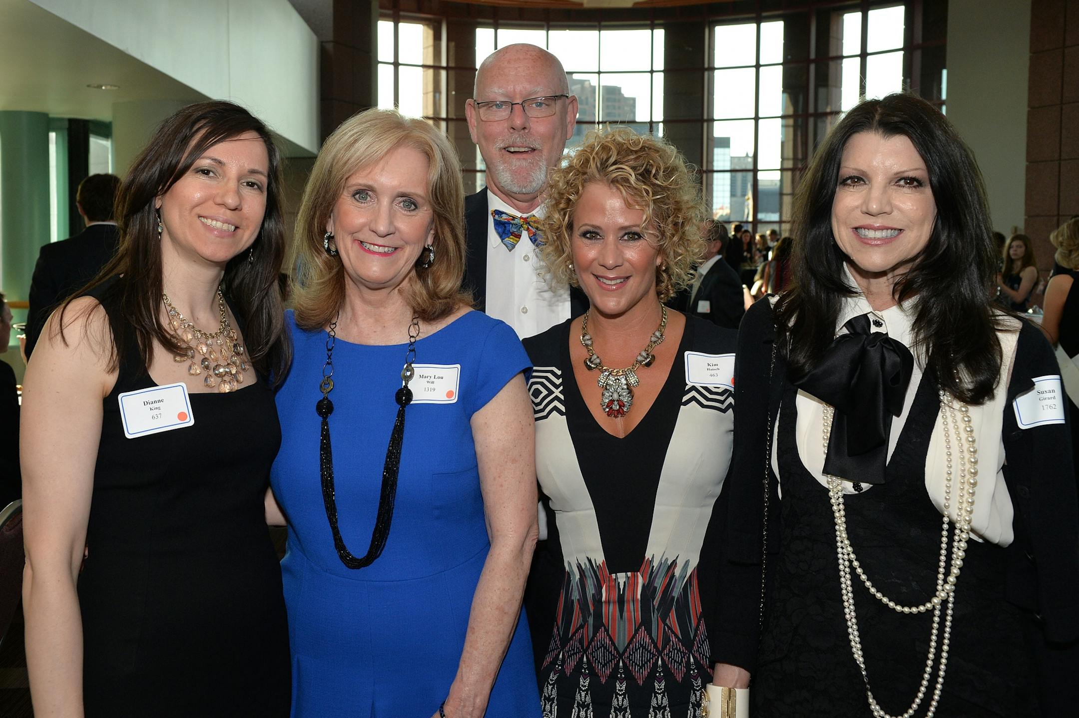 From left, Dianne King, Mary Lou Will, Mark Anderson, Kim Haisch and Susan Girard.