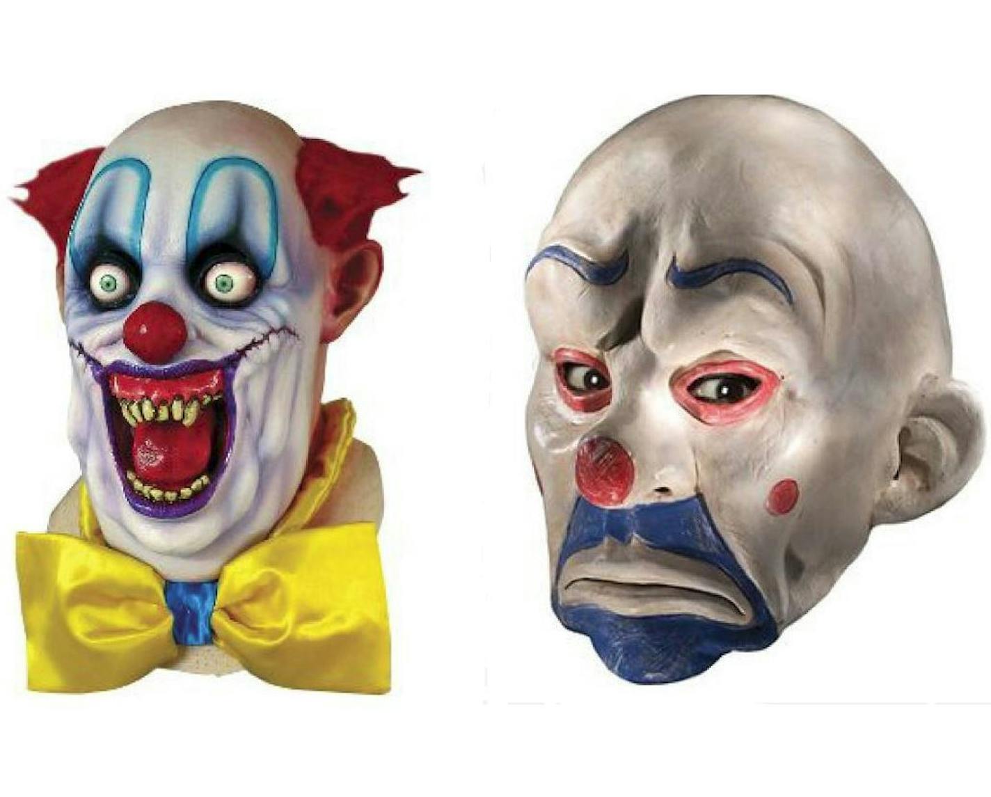 Clown masks from Target.com.