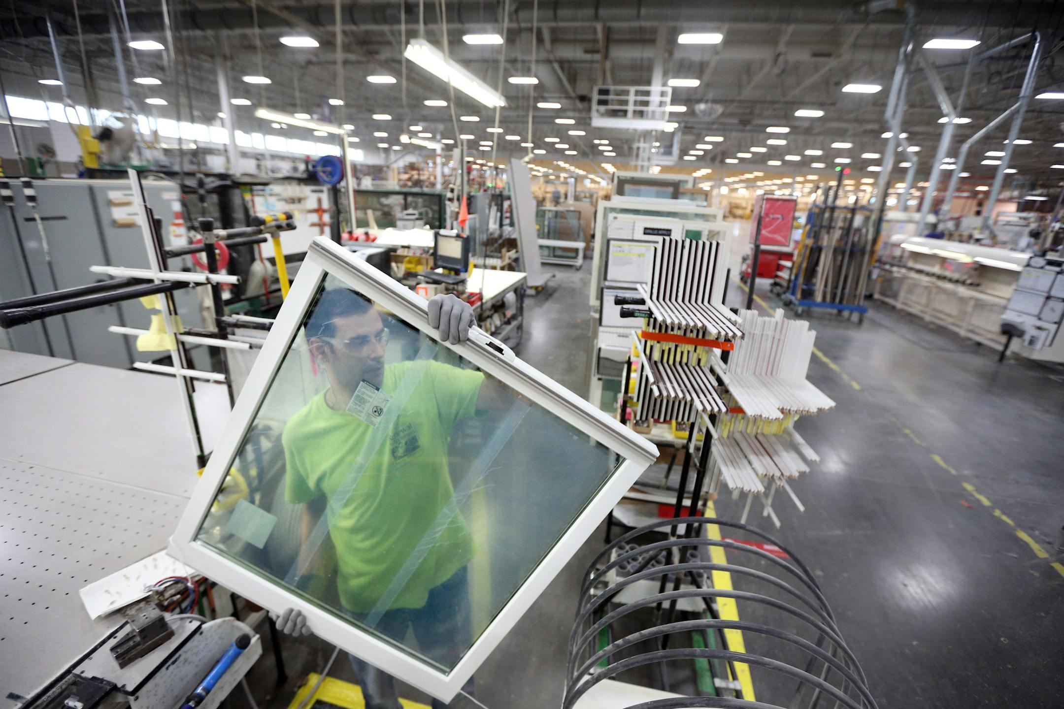 Andersen Windows has submitted plans to build a warehouse, so more space in its Cottage Grove factory can be freed up for manufacturing. (Jerry Holt/Star Tribune)