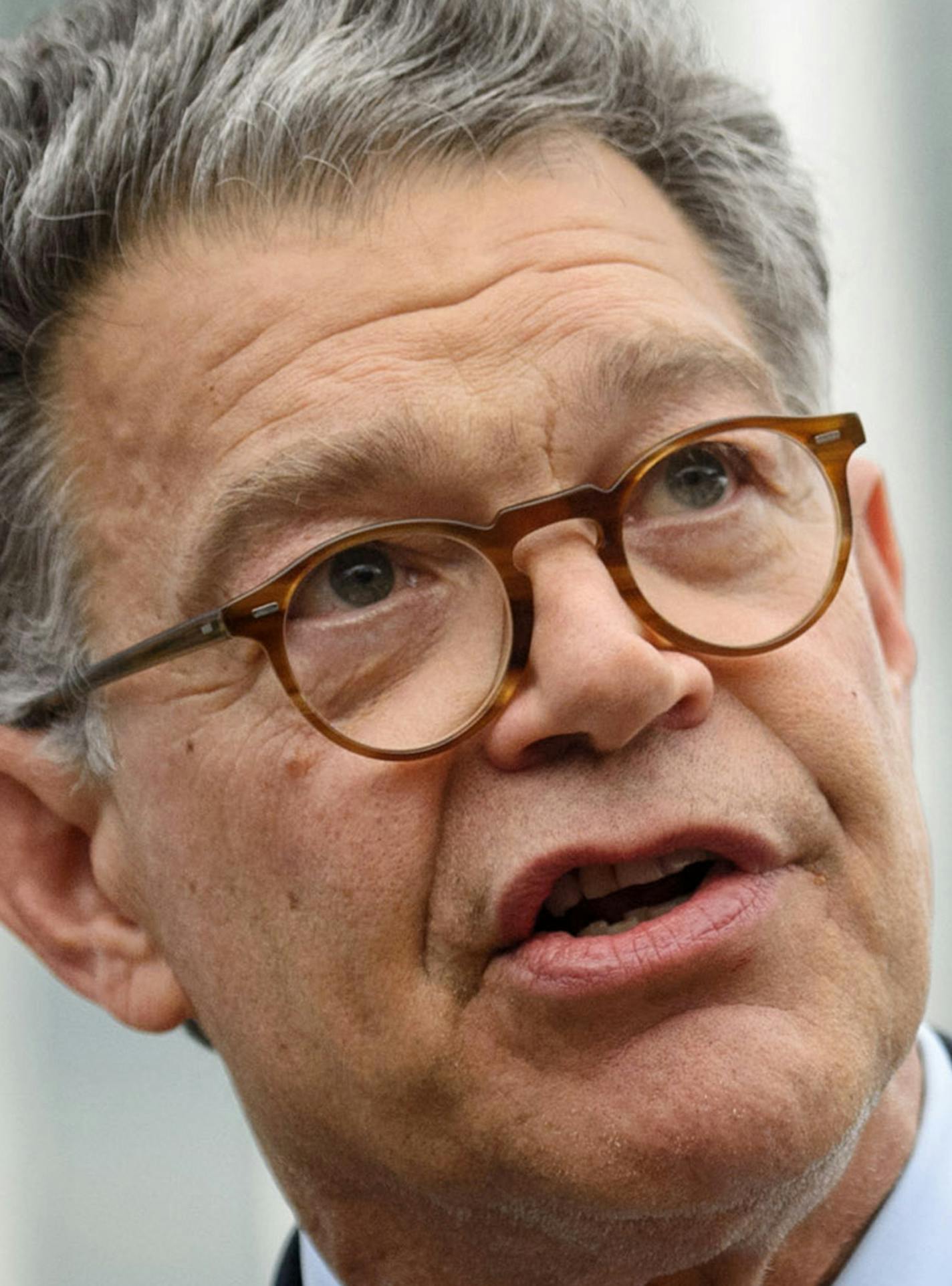 Senator Al Franken spoke to students at a University of Minnesota rally about the work he&#xed;s doing to fight for college affordability and to allow students to refinance their college loans. He also kicked off a campaign door knock taking place that evening. ] Wednesday, September 3, 2014. GLEN STUBBE * gstubbe@startribune.com ORG XMIT: MIN1409071958570551 ORG XMIT: MIN1412161735140029 ORG XMIT: MIN1507141716030294