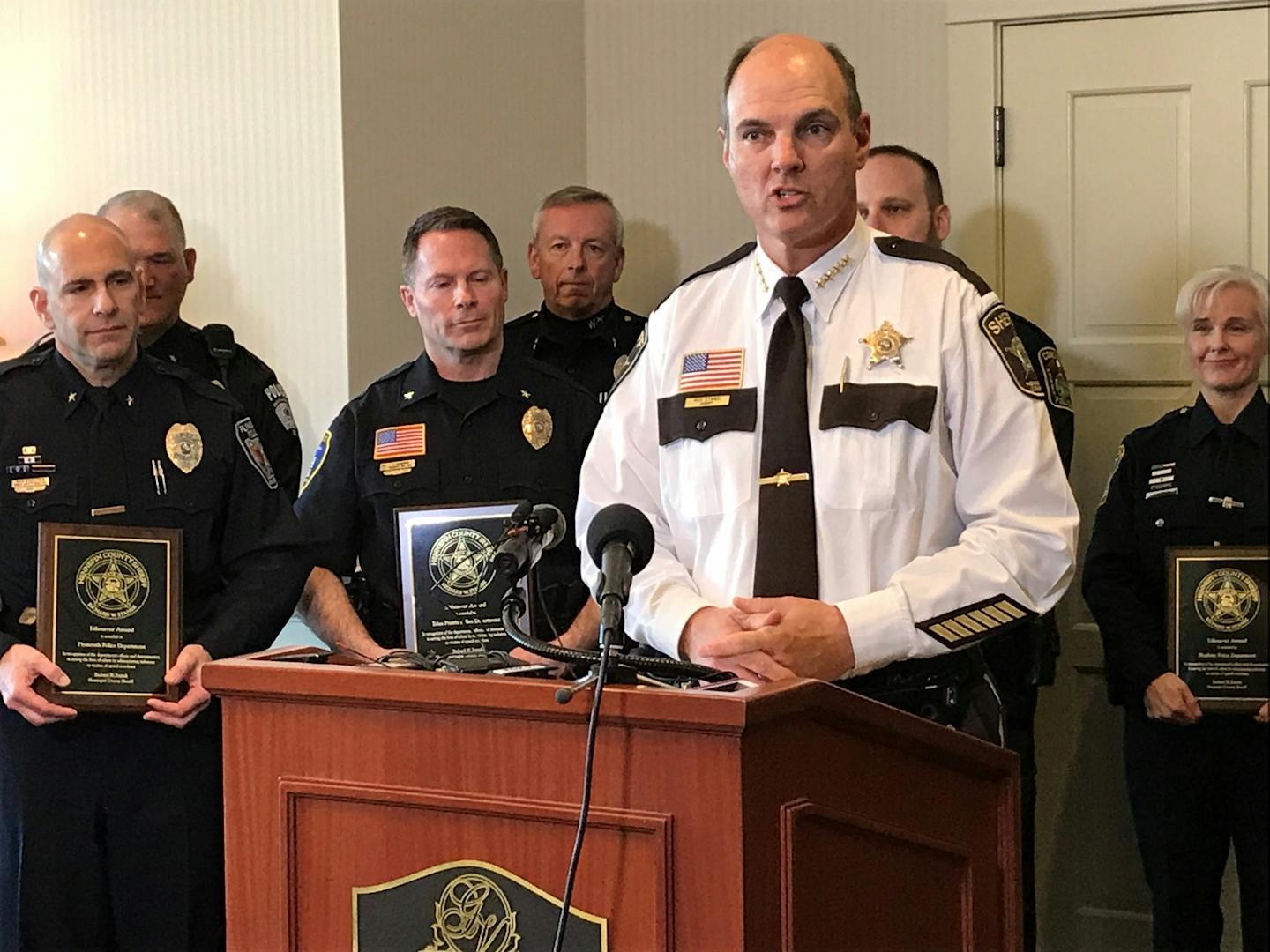 Sheriff Richard Stanek said Thursday that all 45 cities in Hennepin County are now equipped with the anti-overdose medication Narcan (photo by Trevor Squire)