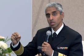 Surgeon General Vivek Murthy speaks during an Archewell Foundation panel discussion in New York City, Oct. 10, 2023. On Tuesday, June 25, 2024, Murthy