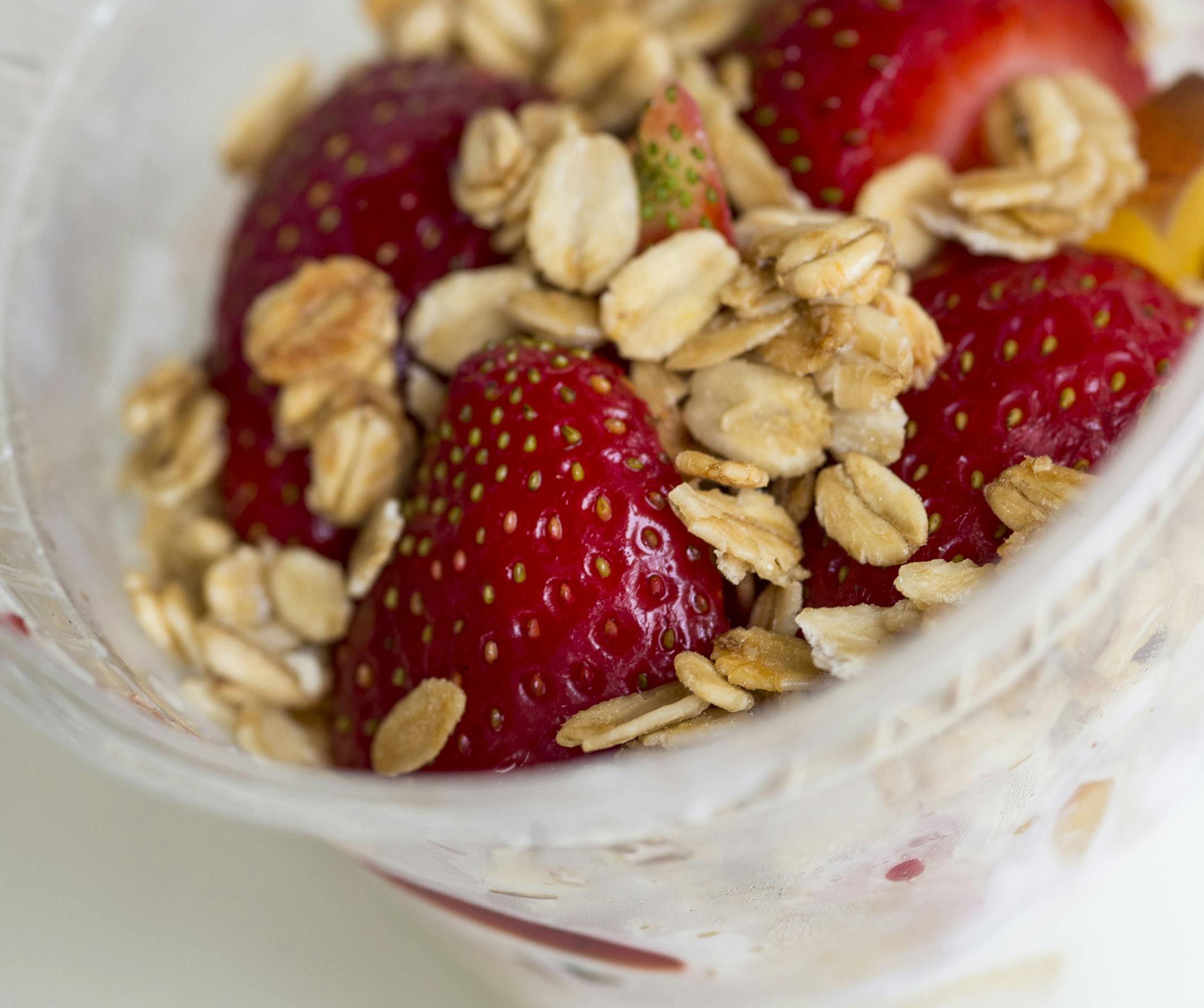 The fruit-granola parfait from the Produce Exchange.