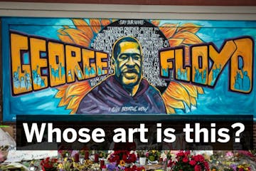 Mural raises concerns about representation in art after George Floyd's killing